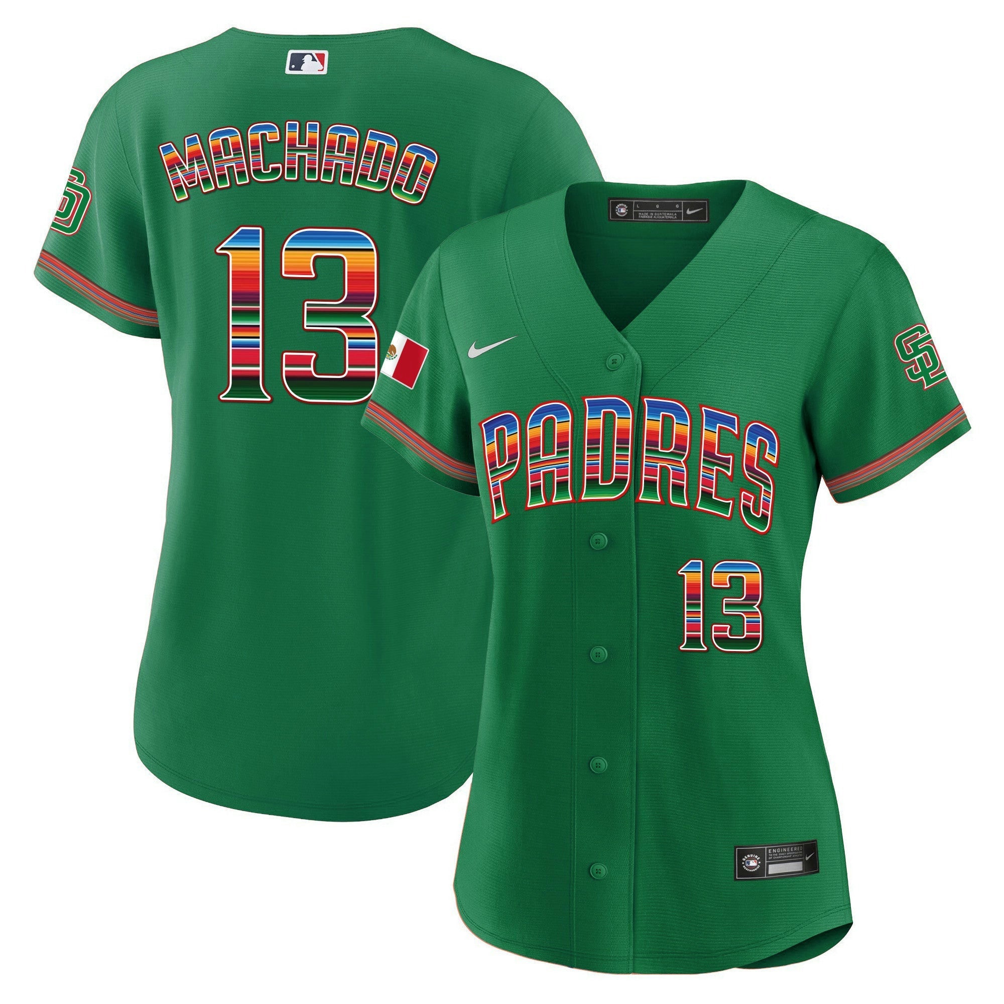 Camisa MLB Women’s San Diego Mexico Cool Base Limited Jersey