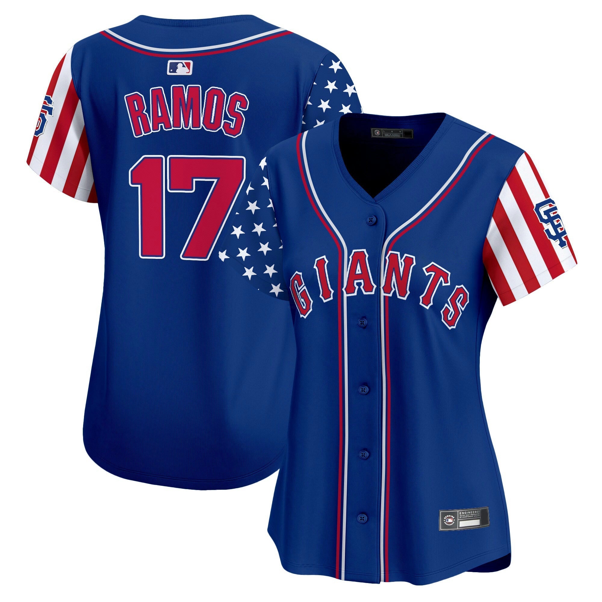 Camisa MLB Women’s San Francisco 2025 Independence Day Vapor Premier Limited Jersey