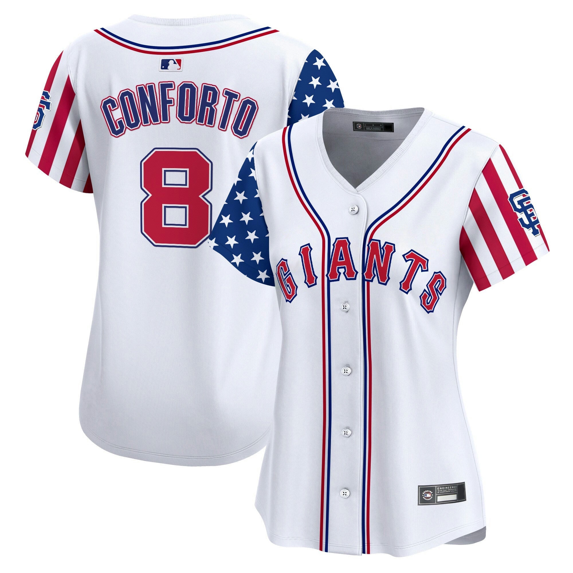 Camisa MLB Women’s San Francisco 2025 Independence Day Vapor Premier Limited Jersey