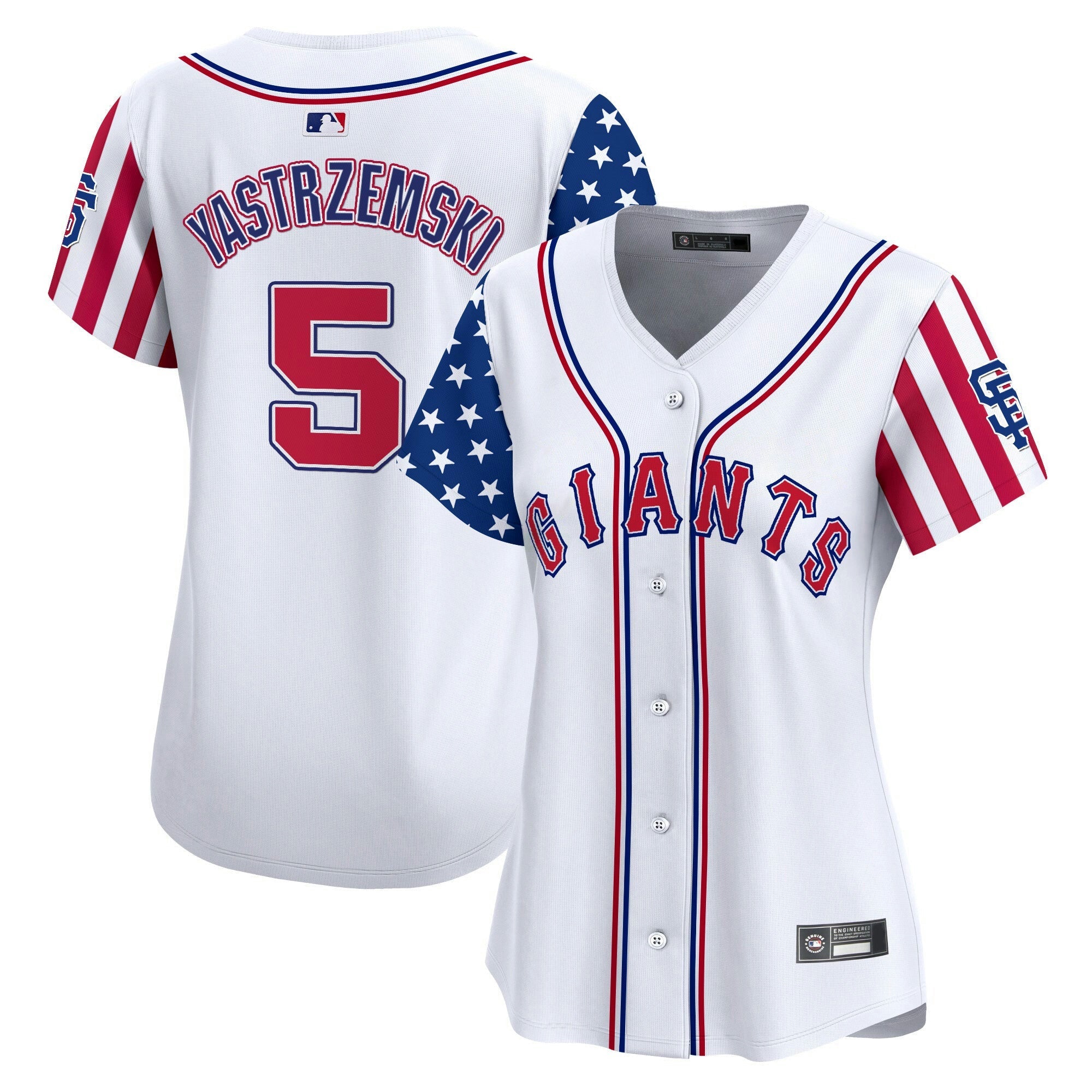 Camisa MLB Women’s San Francisco 2025 Independence Day Vapor Premier Limited Jersey