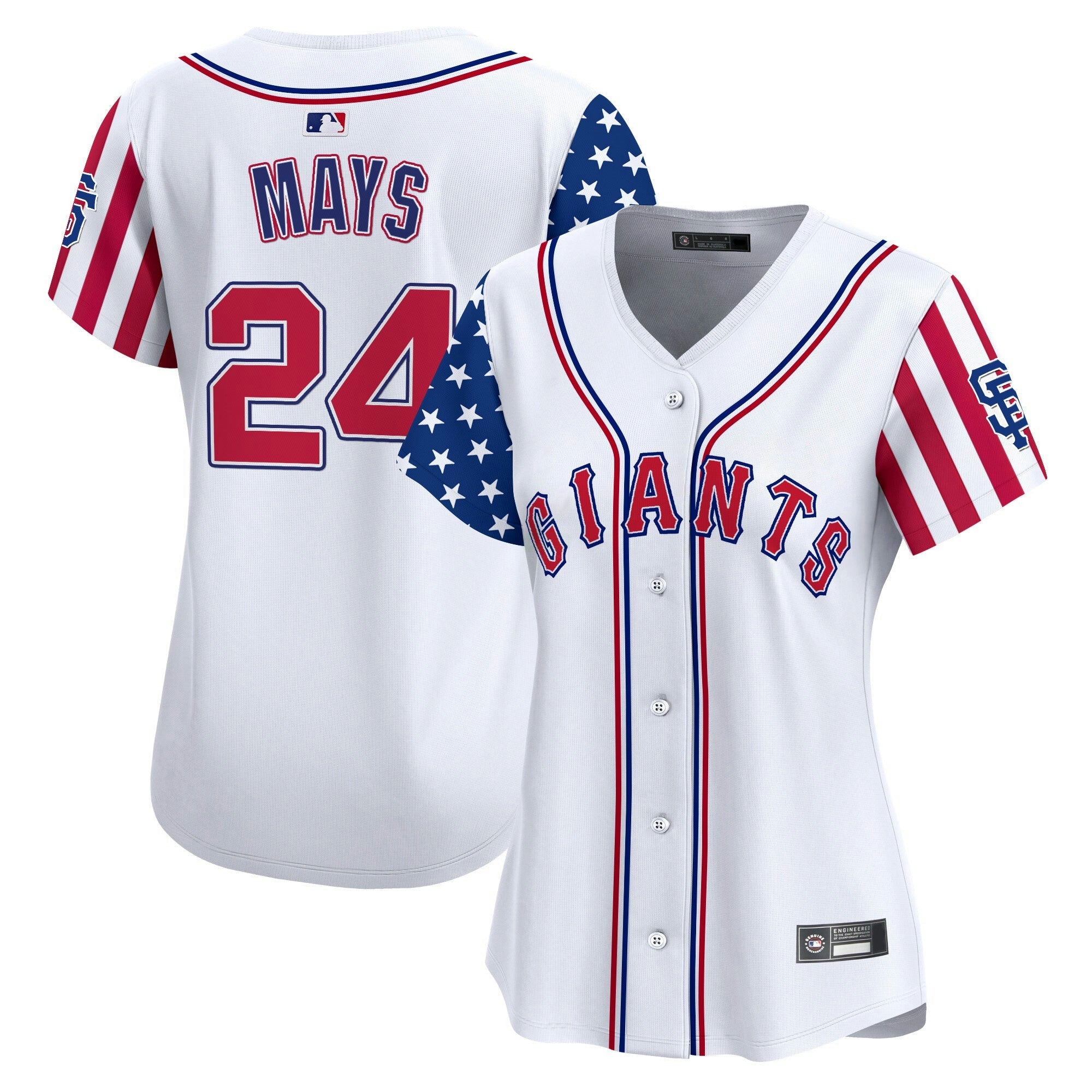 Camisa MLB Women’s San Francisco 2025 Independence Day Vapor Premier Limited Jersey