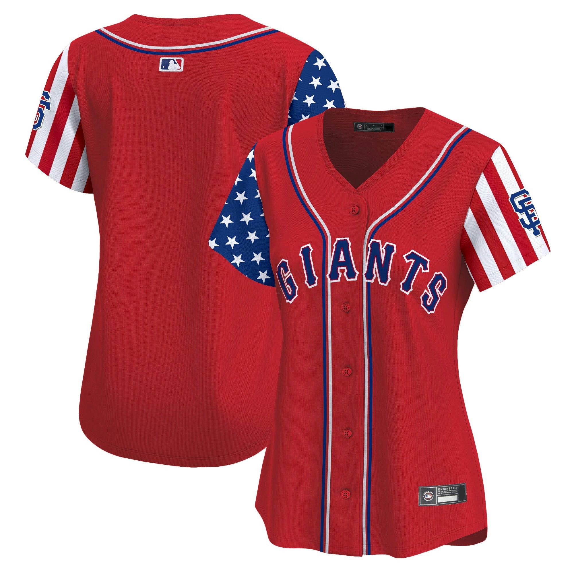 Camisa MLB Women’s San Francisco 2025 Independence Day Vapor Premier Limited Jersey