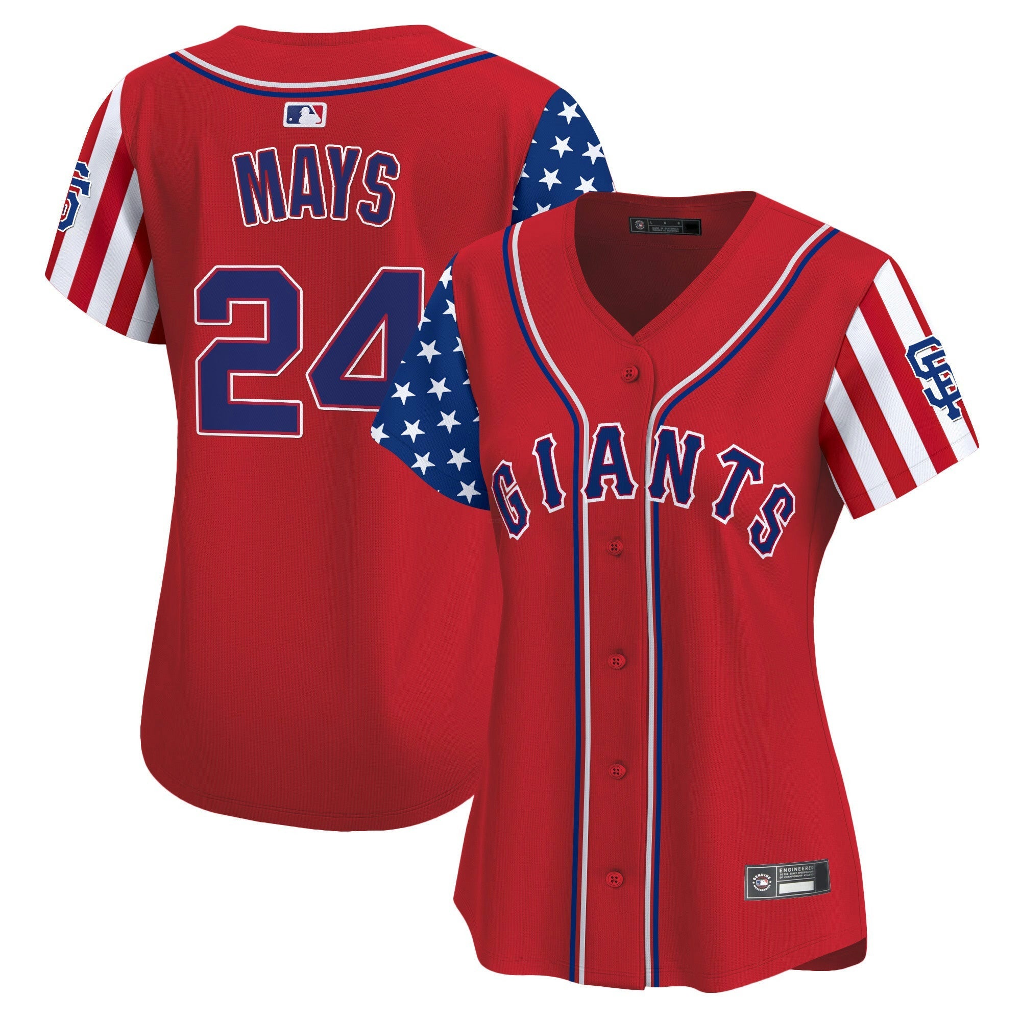 Camisa MLB Women’s San Francisco 2025 Independence Day Vapor Premier Limited Jersey