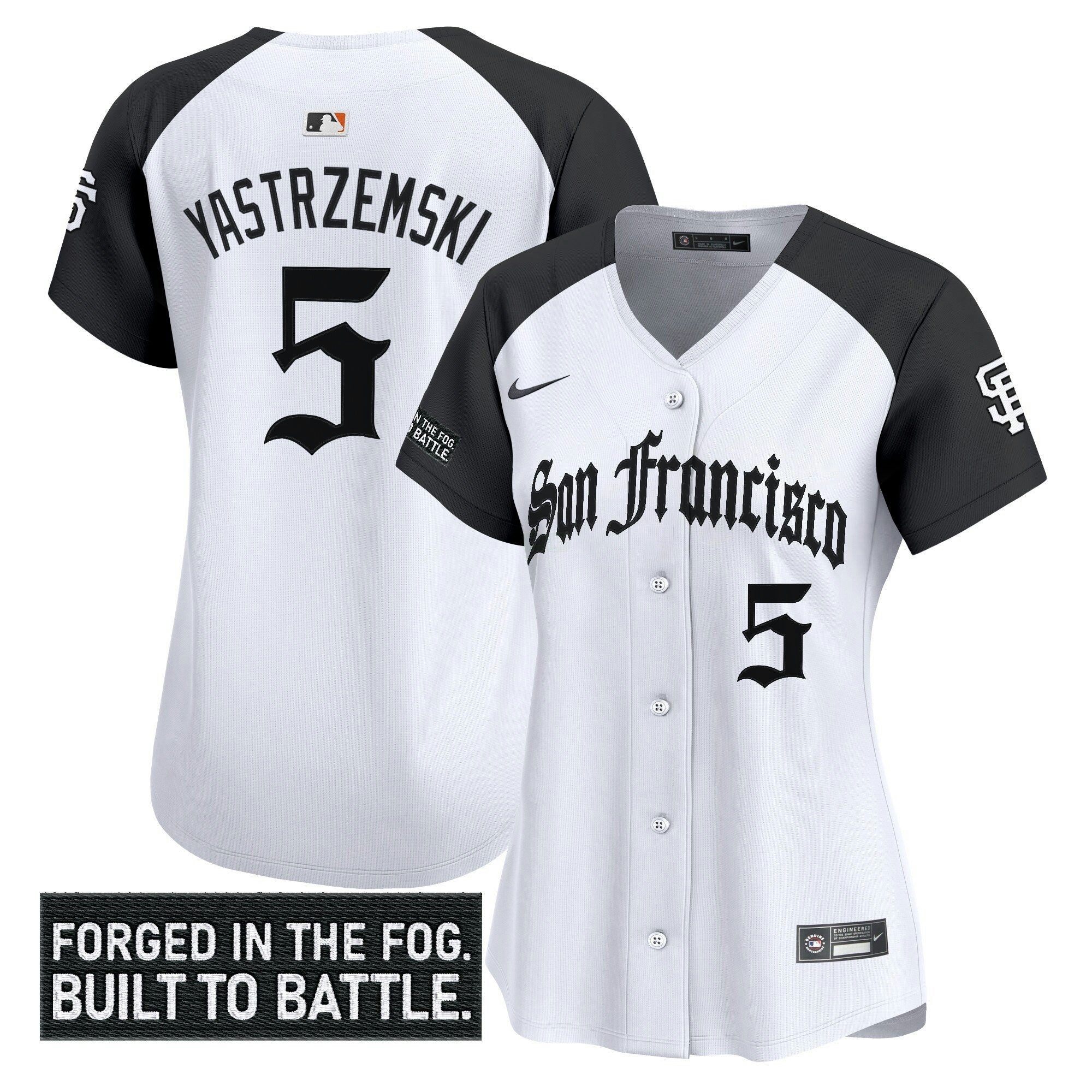 Camisa MLB Women’s San Francisco ‘Gothic Fog Edition’ Vapor Premier Limited Jersey