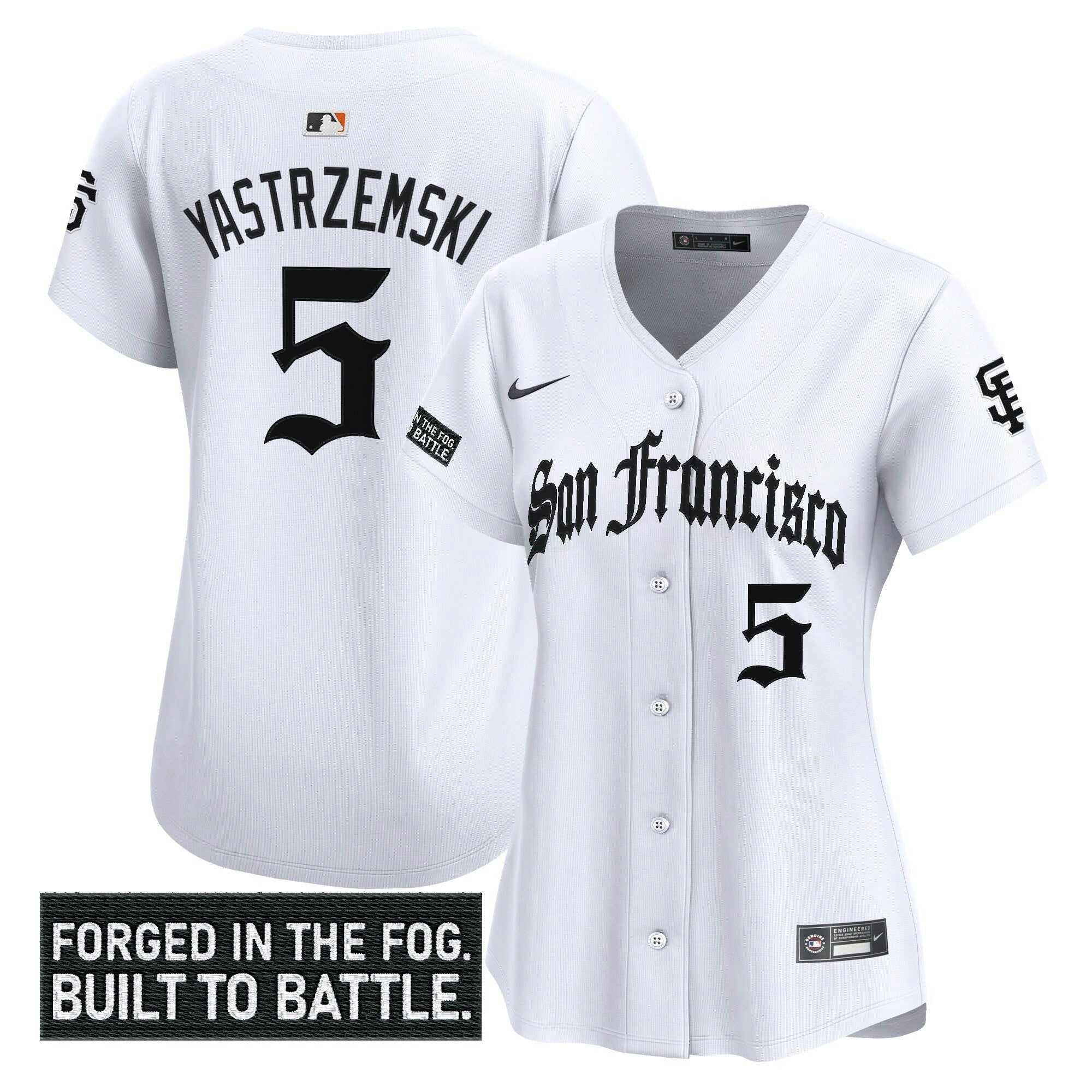 Camisa MLB Women’s San Francisco ‘Gothic Fog Edition’ Vapor Premier Limited Jersey