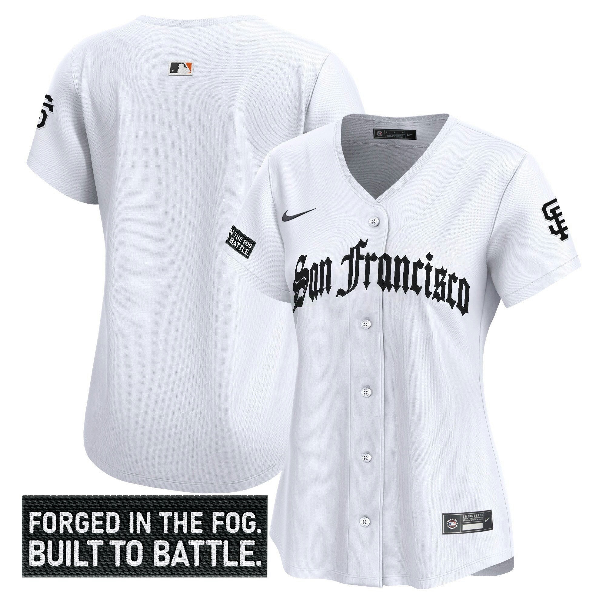 Camisa MLB Women’s San Francisco ‘Gothic Fog Edition’ Vapor Premier Limited Jersey