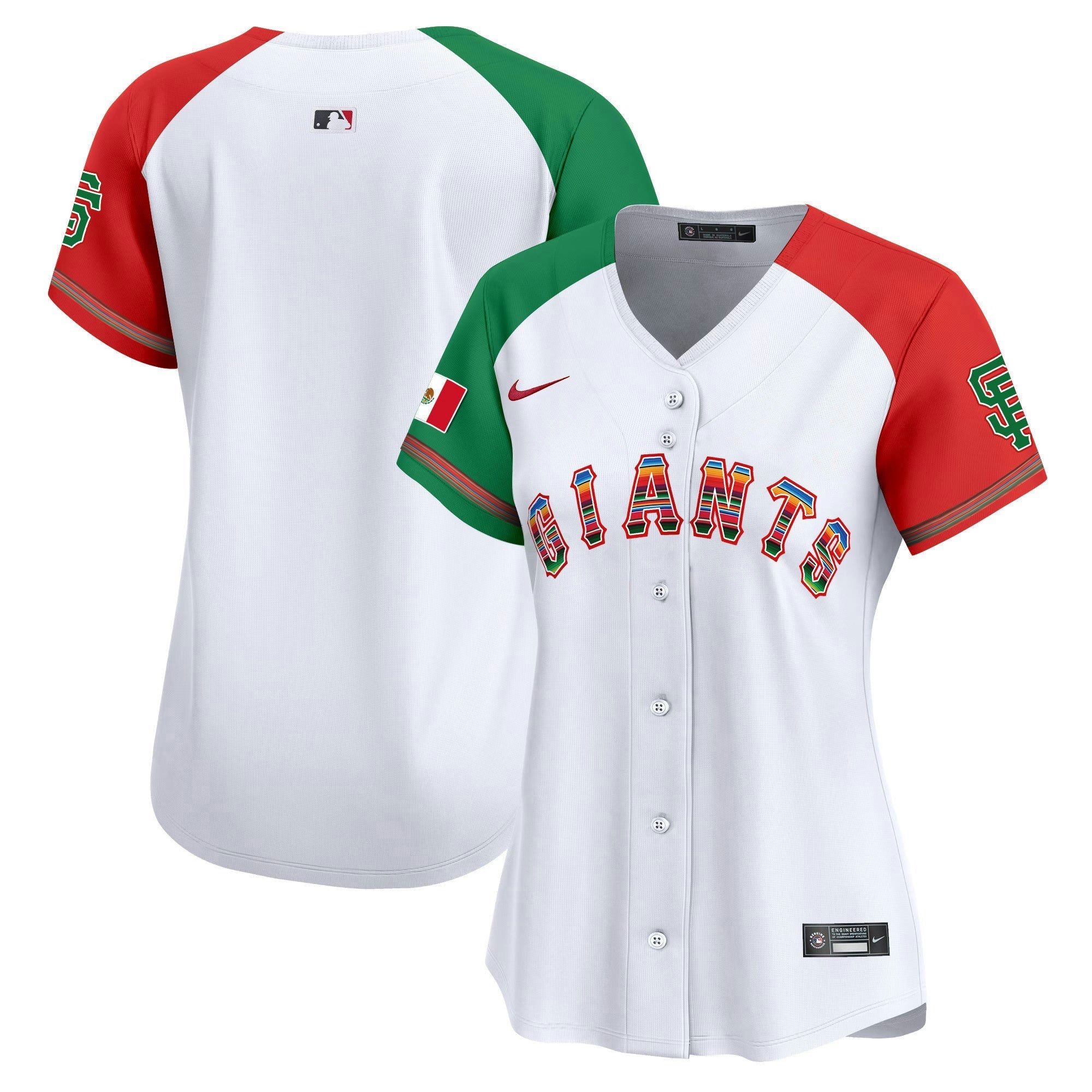 Camisa MLB Women’s San Francisco Mexico Vapor Premier Limited Jersey