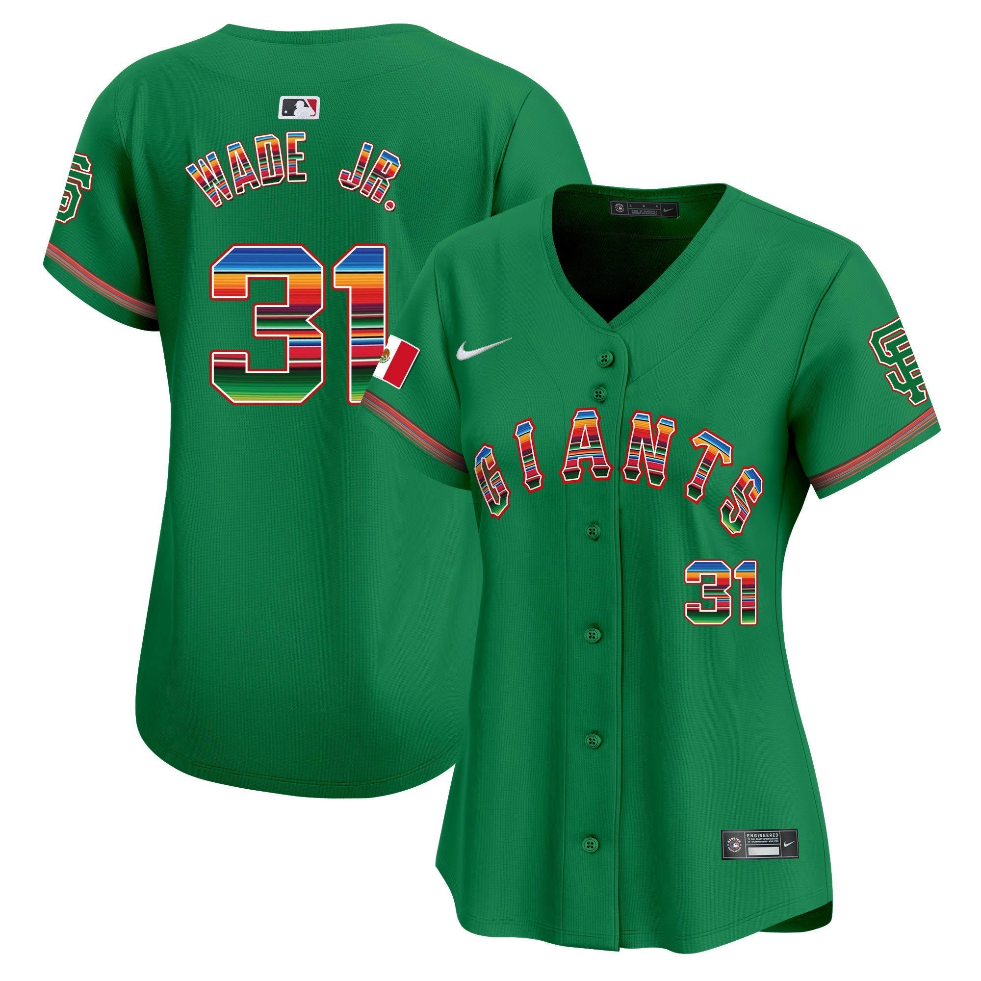 Camisa MLB Women’s San Francisco Mexico Vapor Premier Limited Jersey