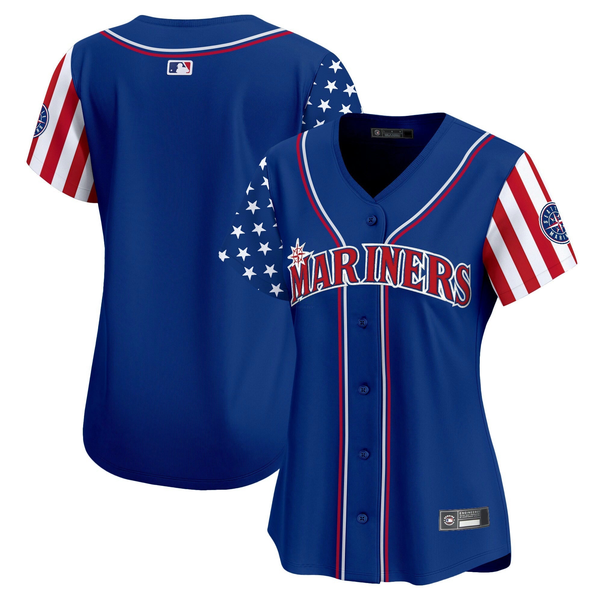 Camisa MLB Women’s Seattle 2025 Independence Day Vapor Premier Limited Jersey