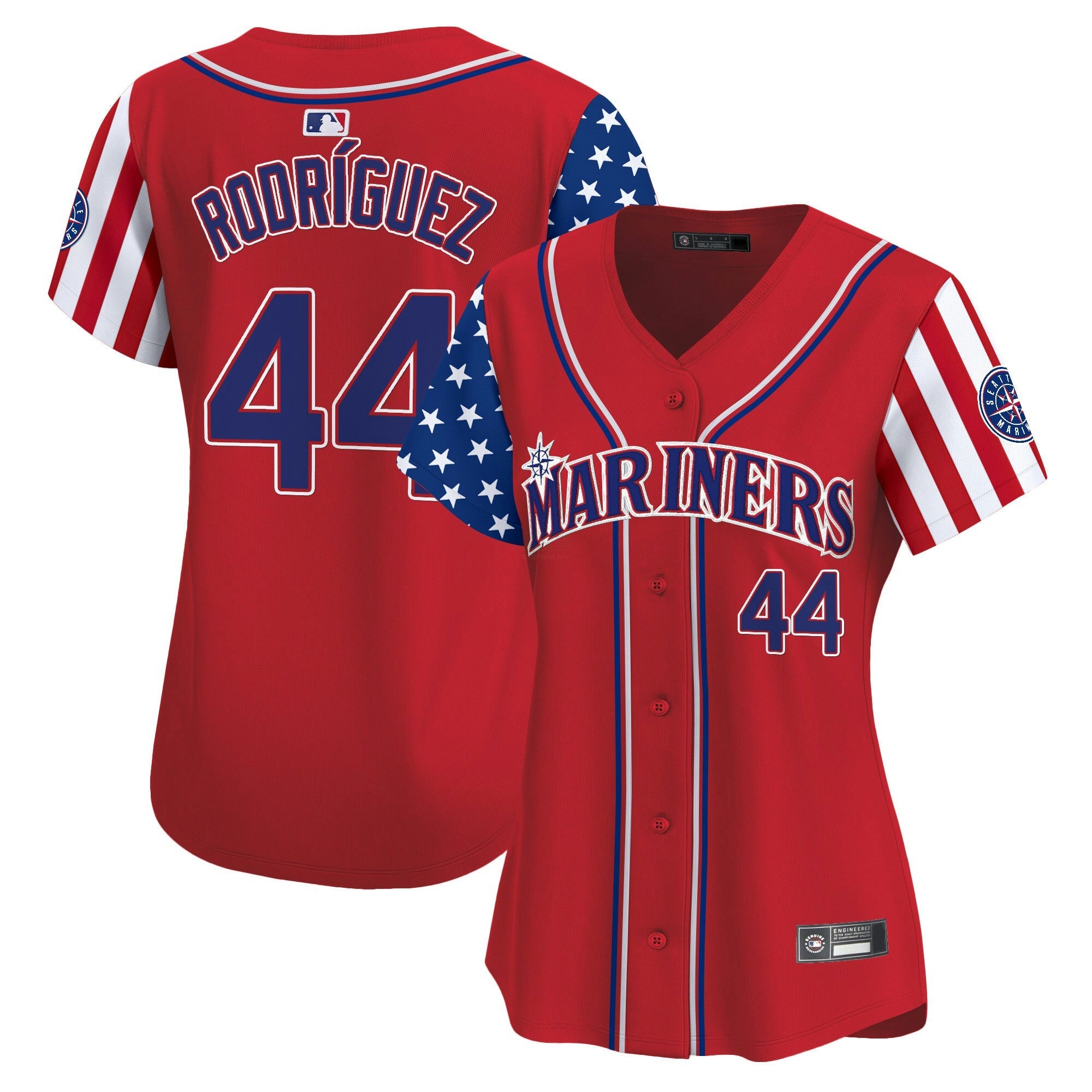 Camisa MLB Women’s Seattle 2025 Independence Day Vapor Premier Limited Jersey