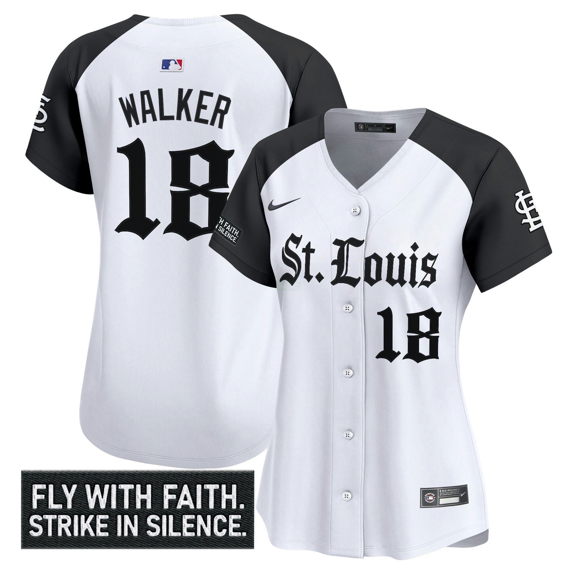 Camisa MLB Women’s St. Louis ‘Gothic Legacy Edition’ Vapor Premier Limited Jersey