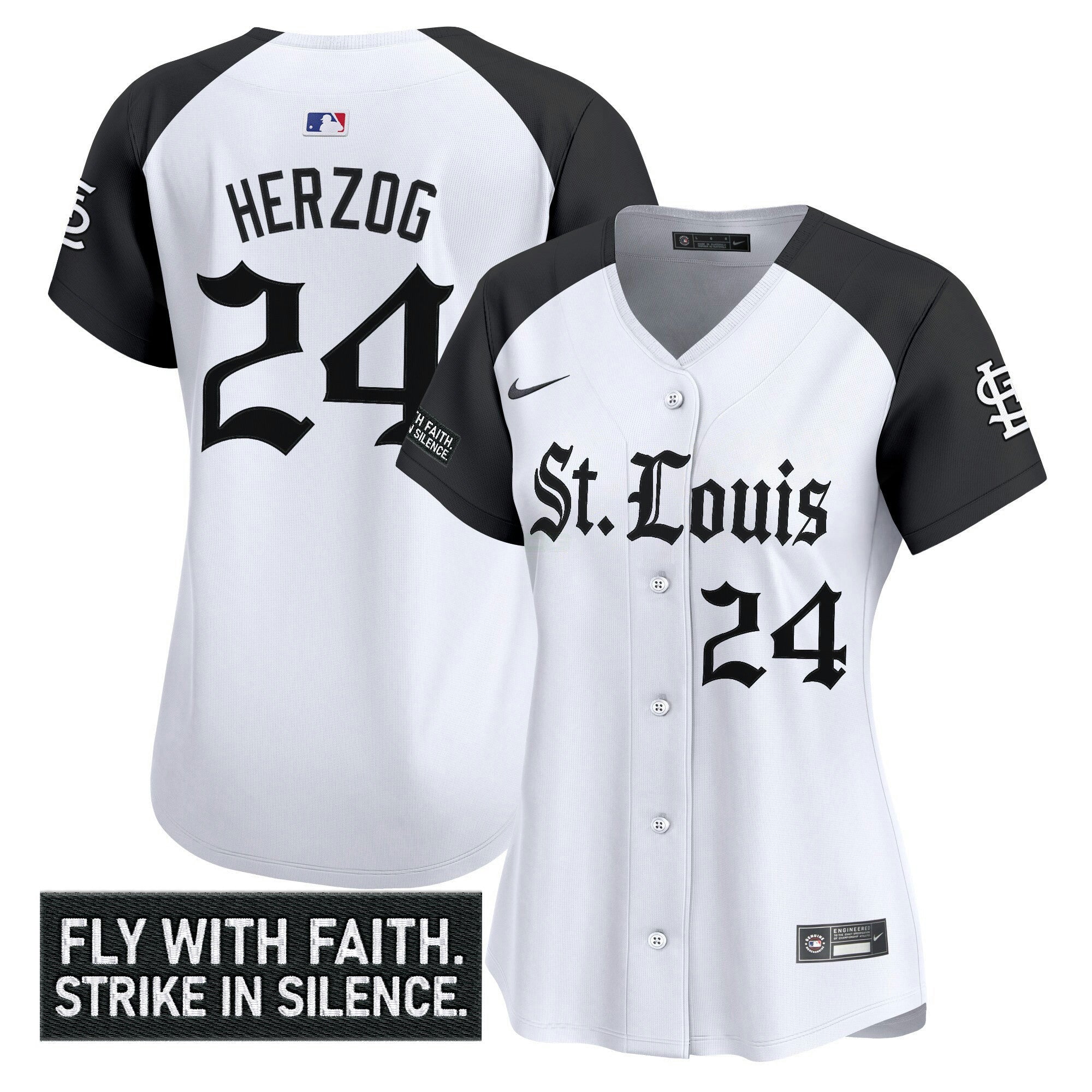 Camisa MLB Women’s St. Louis ‘Gothic Legacy Edition’ Vapor Premier Limited Jersey