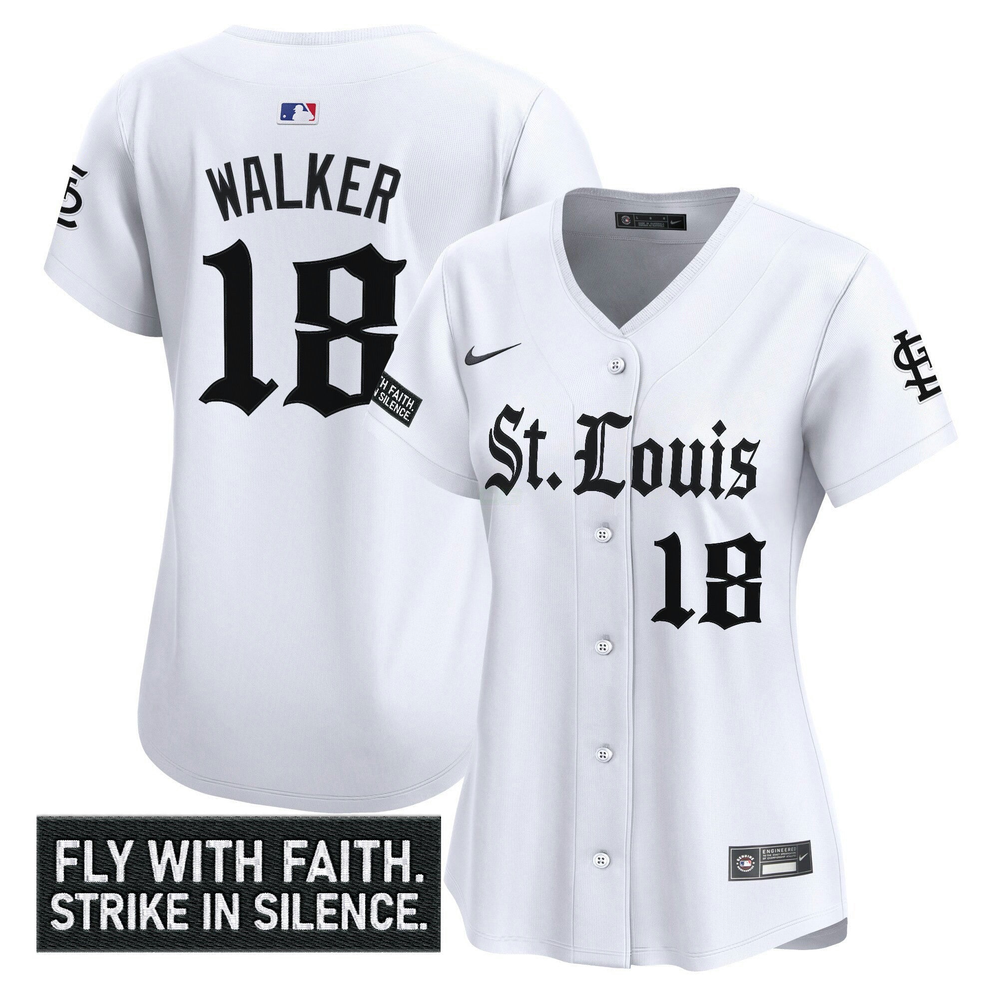 Camisa MLB Women’s St. Louis ‘Gothic Legacy Edition’ Vapor Premier Limited Jersey