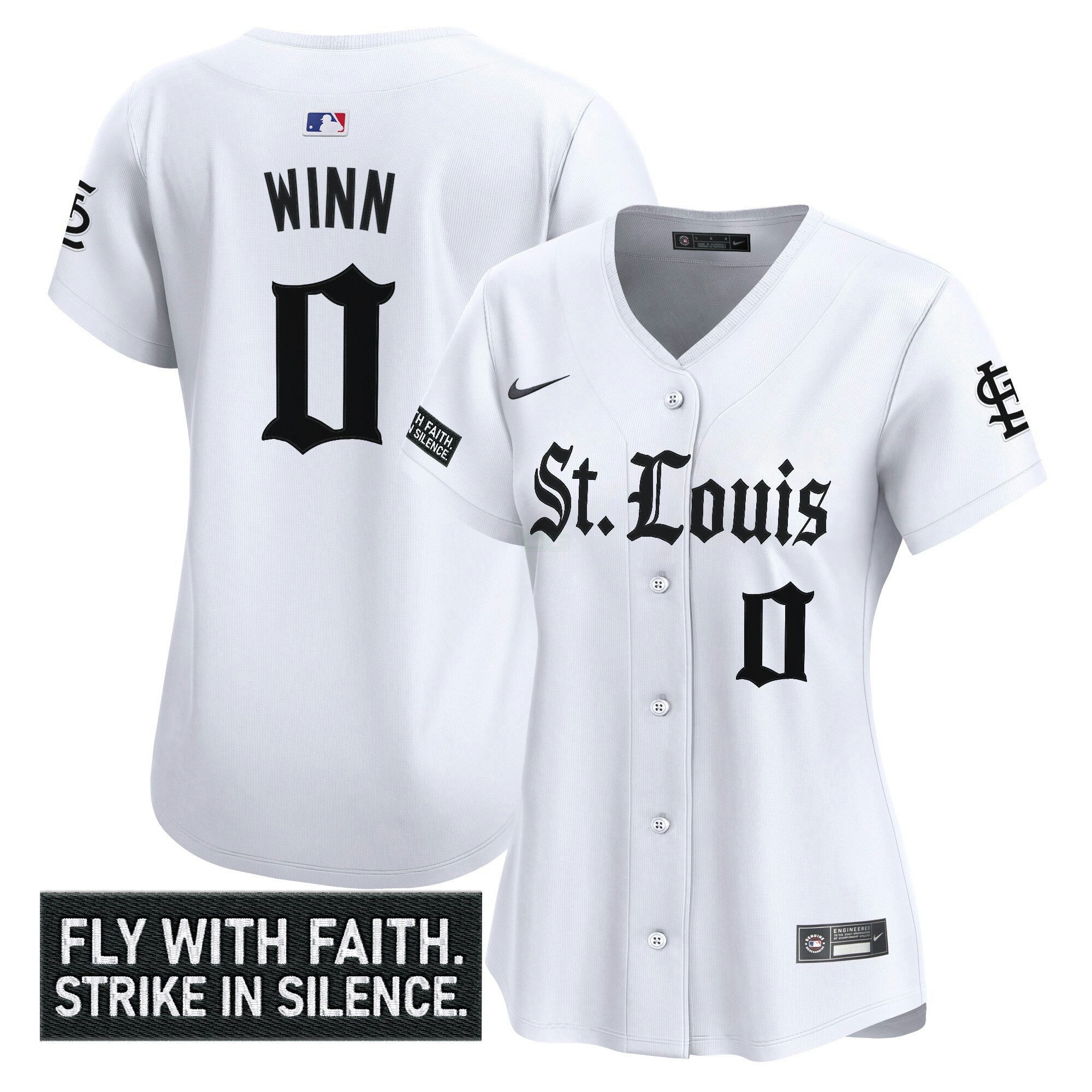 Camisa MLB Women’s St. Louis ‘Gothic Legacy Edition’ Vapor Premier Limited Jersey