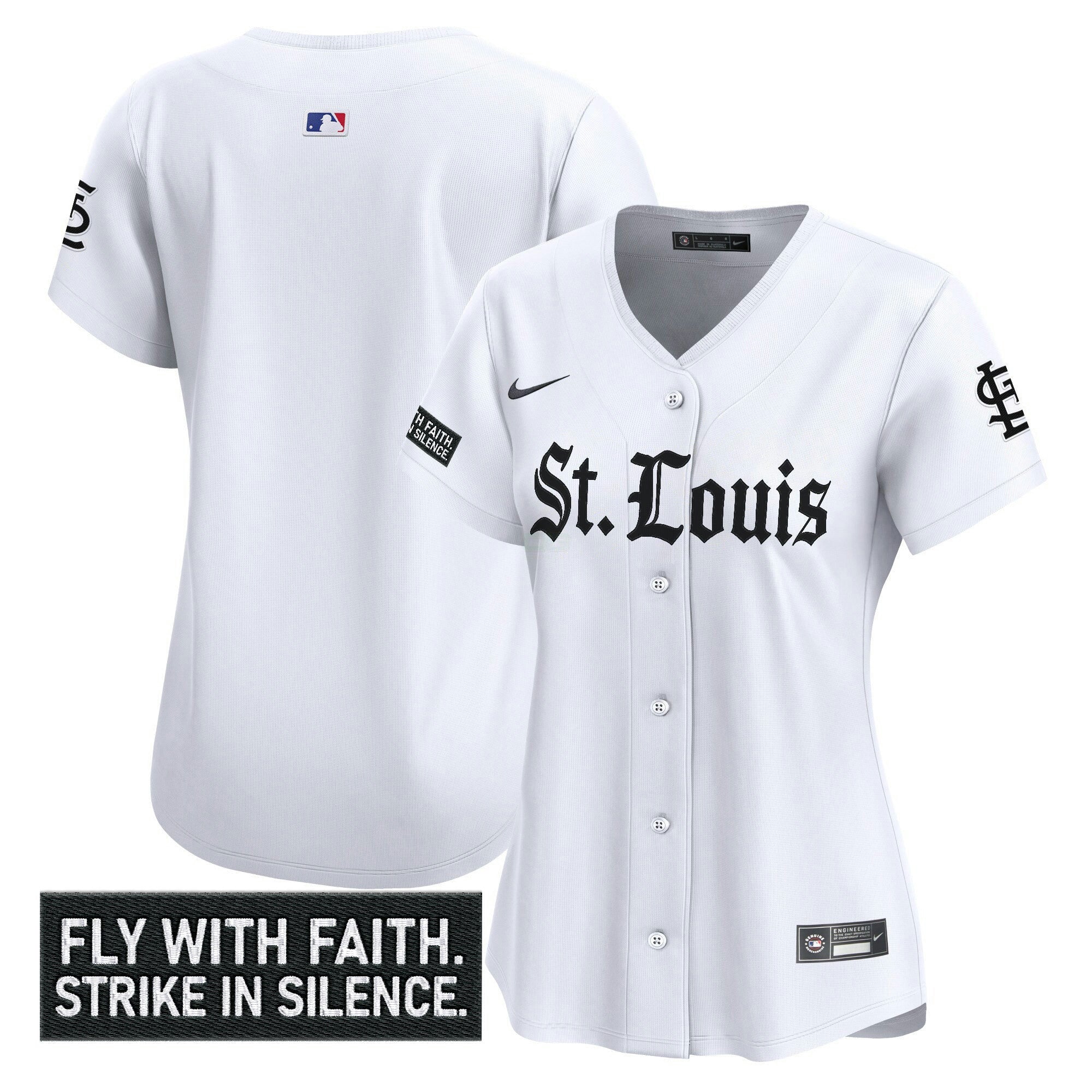 Camisa MLB Women’s St. Louis ‘Gothic Legacy Edition’ Vapor Premier Limited Jersey