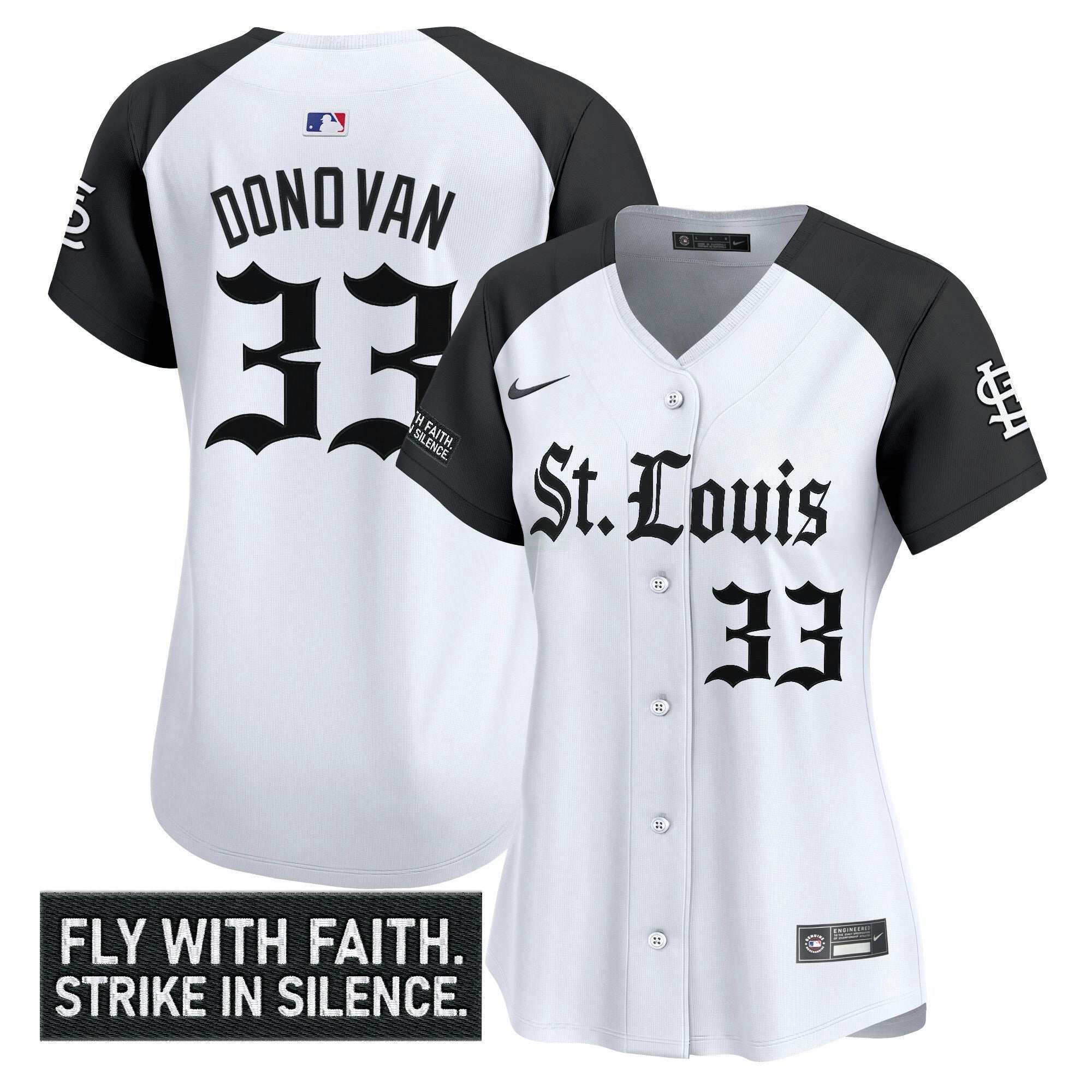 Camisa MLB Women’s St. Louis ‘Gothic Legacy Edition’ Vapor Premier Limited Jersey