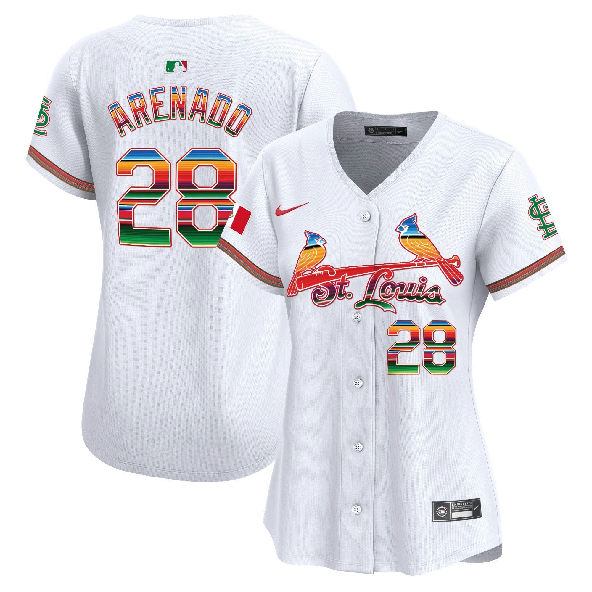 Camisa MLB Women’s St. Louis Mexico Vapor Premier Limited Jersey
