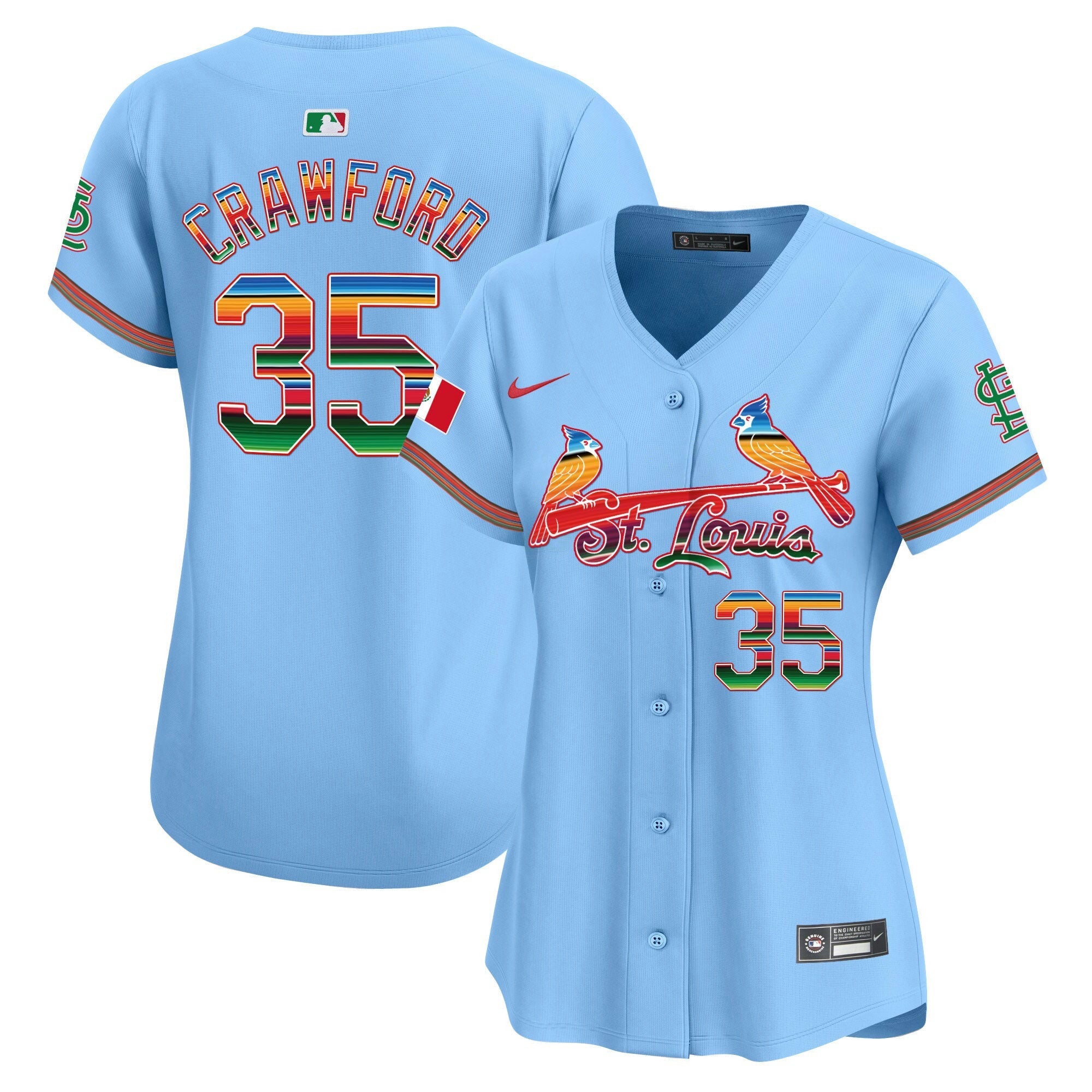 Camisa MLB Women’s St. Louis Mexico Vapor Premier Limited Jersey
