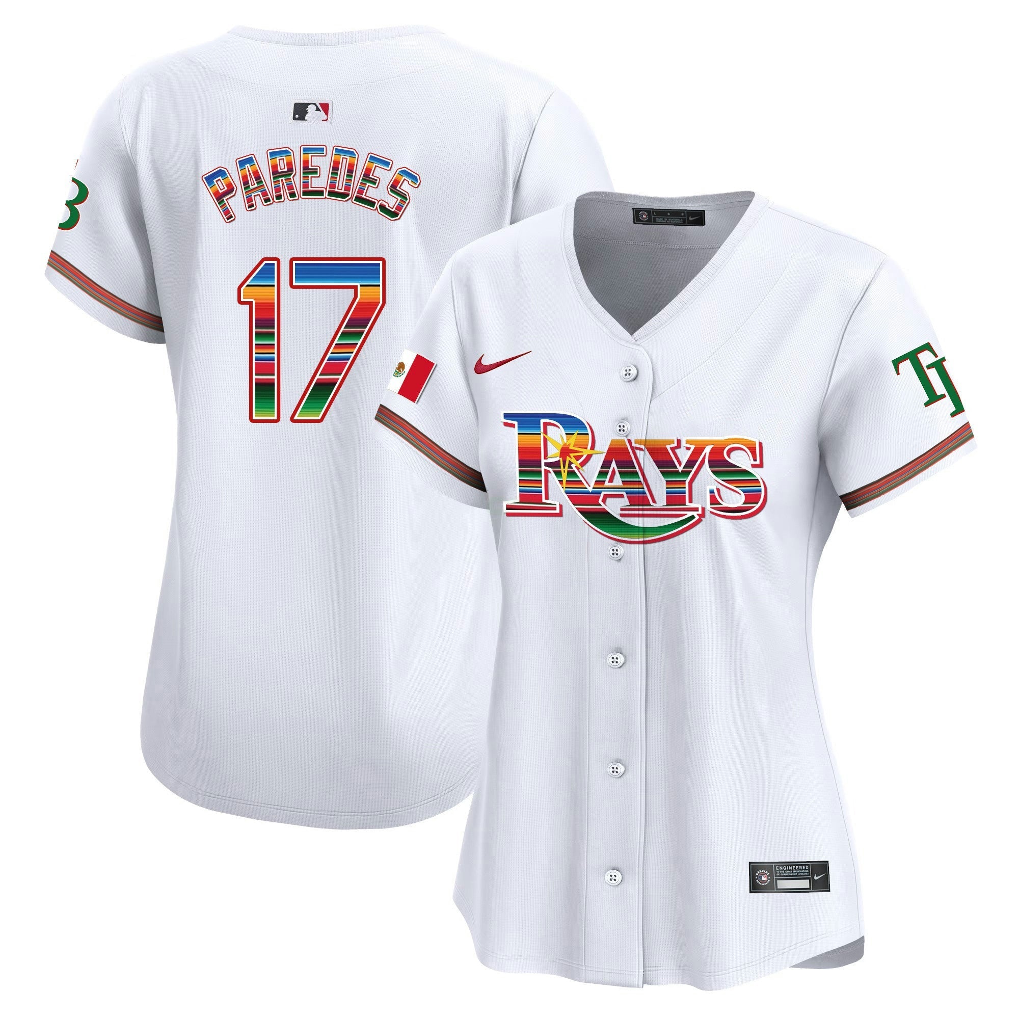 Camisa MLB Women’s Tampa Bay Mexico Vapor Premier Limited Jersey