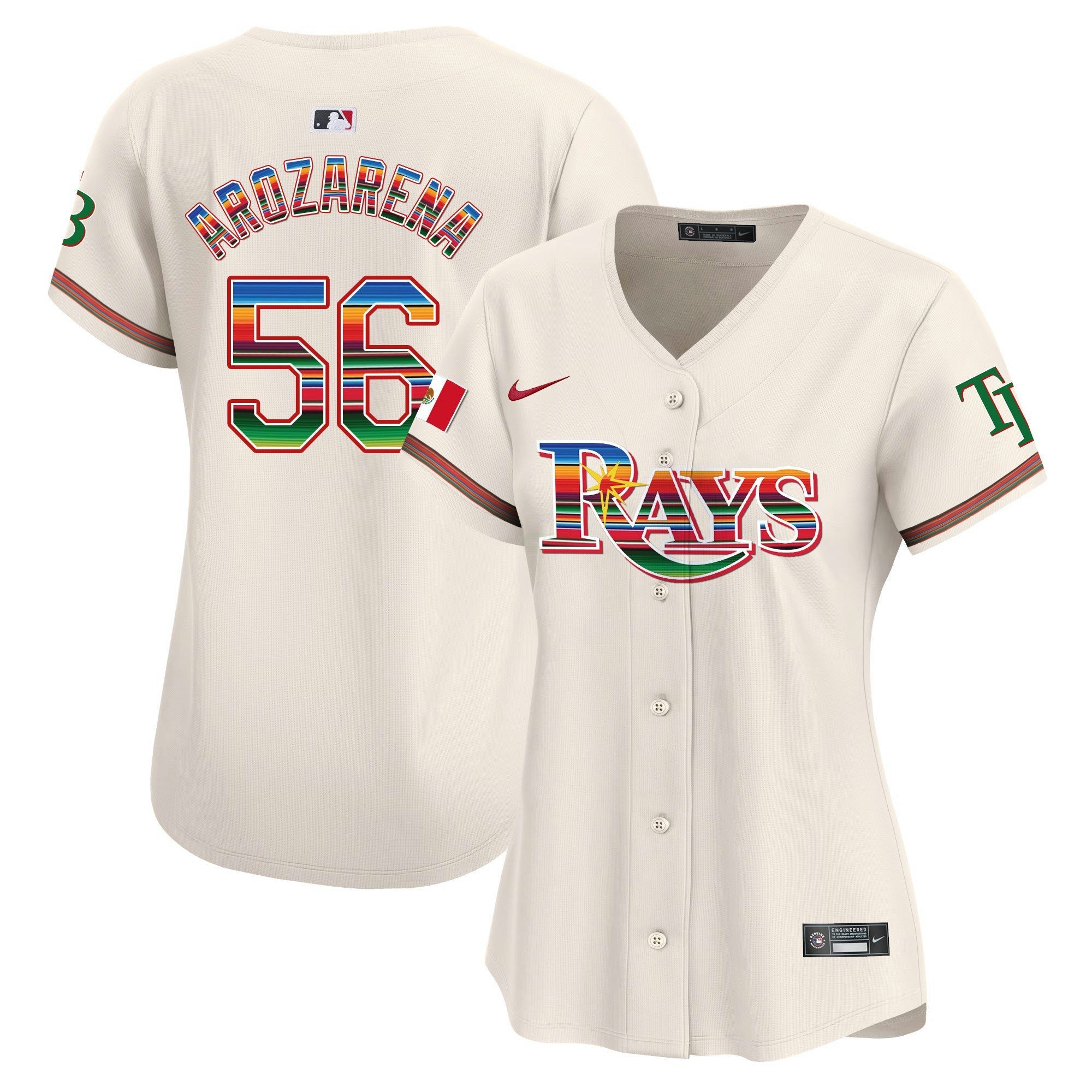 Camisa MLB Women’s Tampa Bay Mexico Vapor Premier Limited Jersey