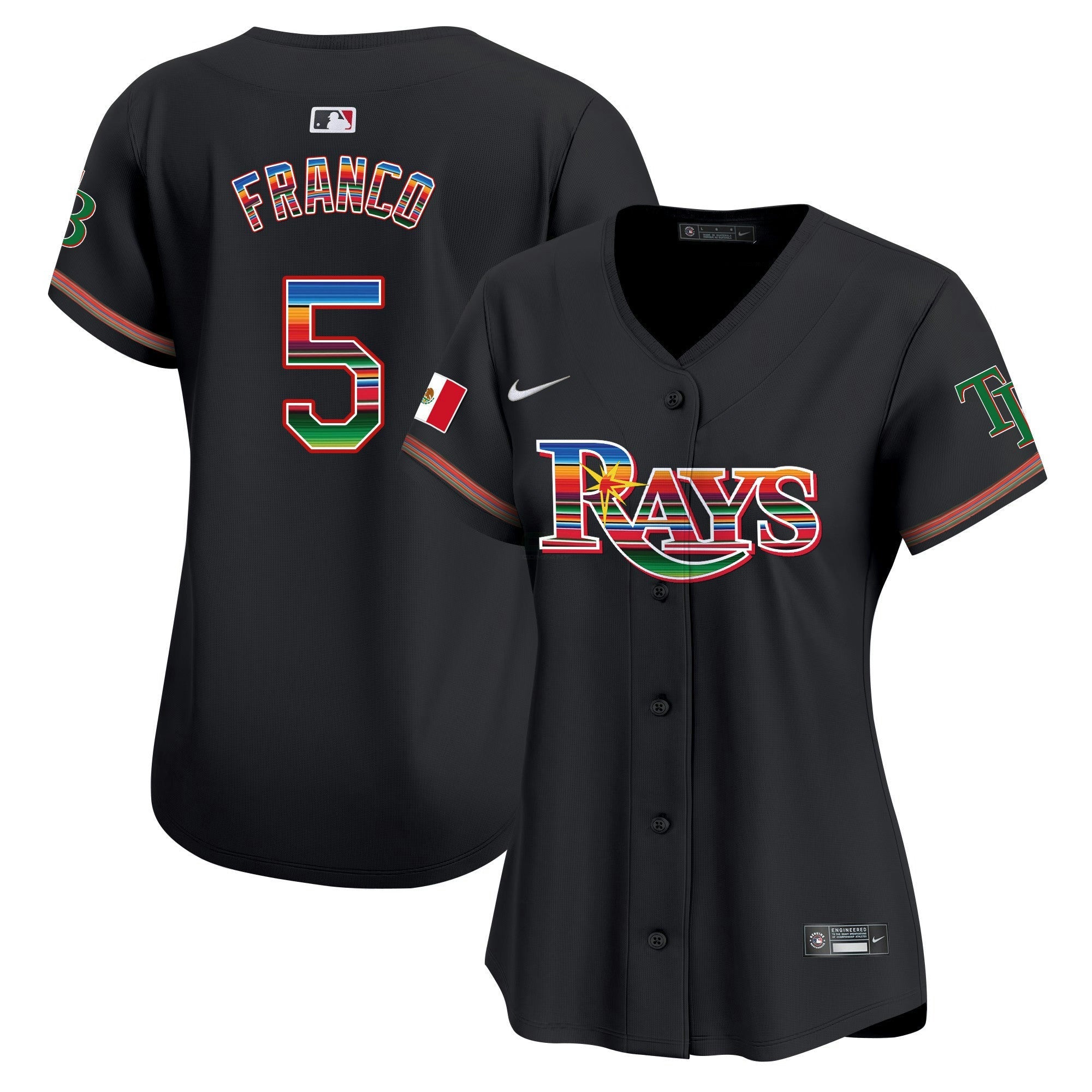Camisa MLB Women’s Tampa Bay Mexico Vapor Premier Limited Jersey