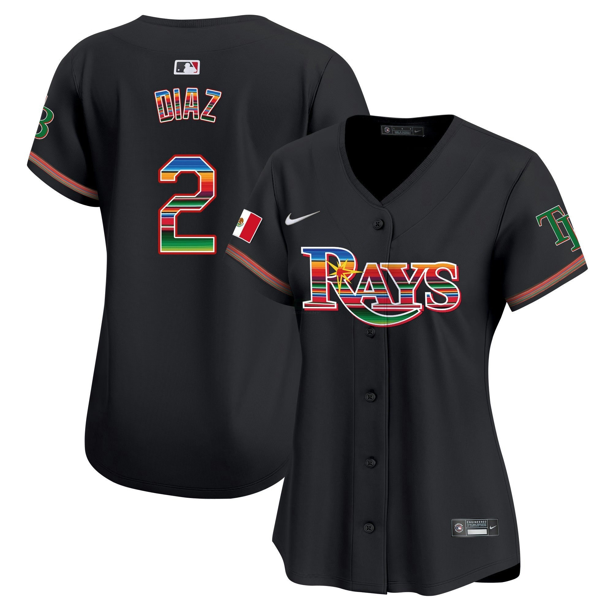 Camisa MLB Women’s Tampa Bay Mexico Vapor Premier Limited Jersey
