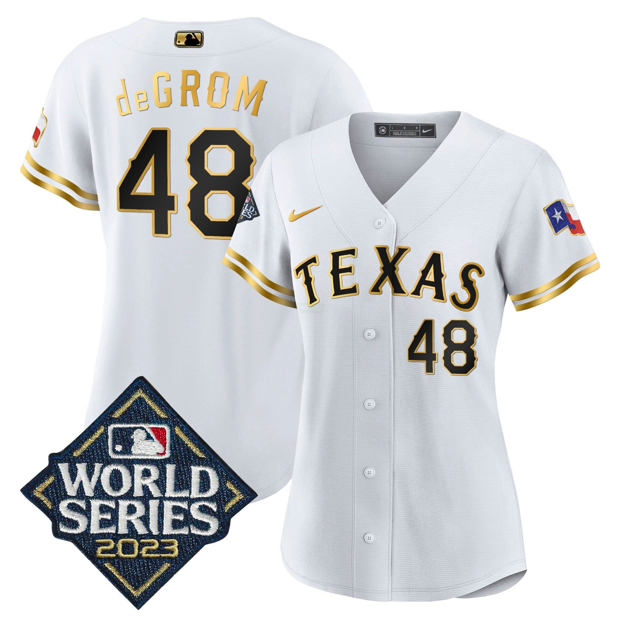 Camisa MLB Women’s Texas 2023 World Series Jersey