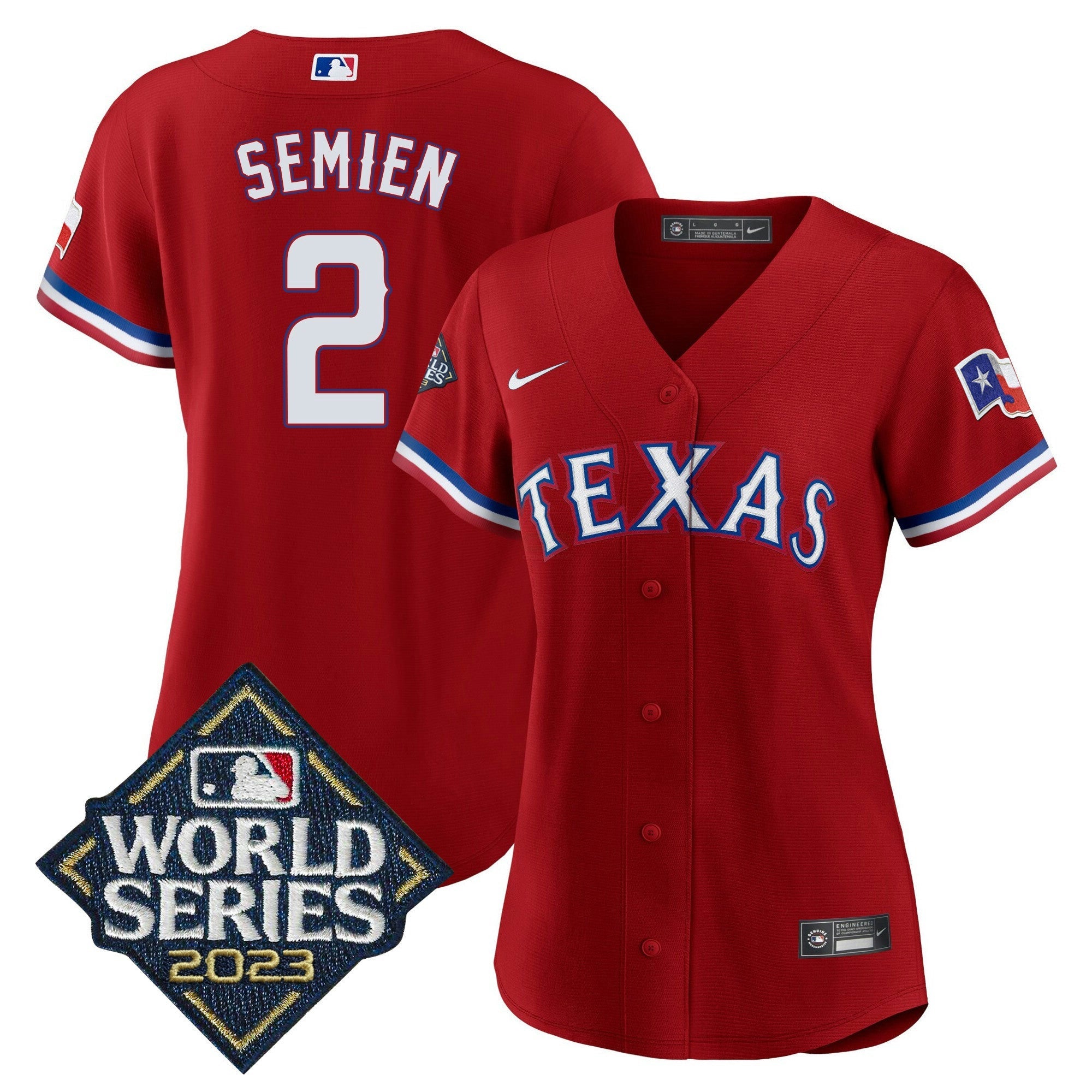 Camisa MLB Women’s Texas 2023 World Series Jersey