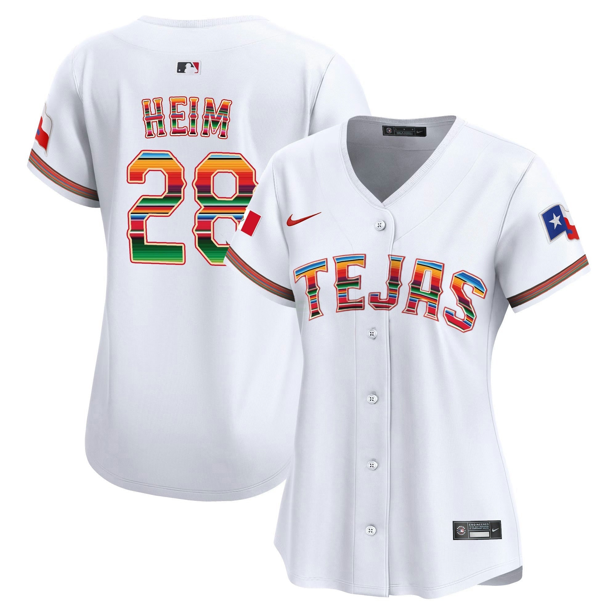 Camisa MLB Women’s Texas Mexico Vapor Premier Limited Jersey