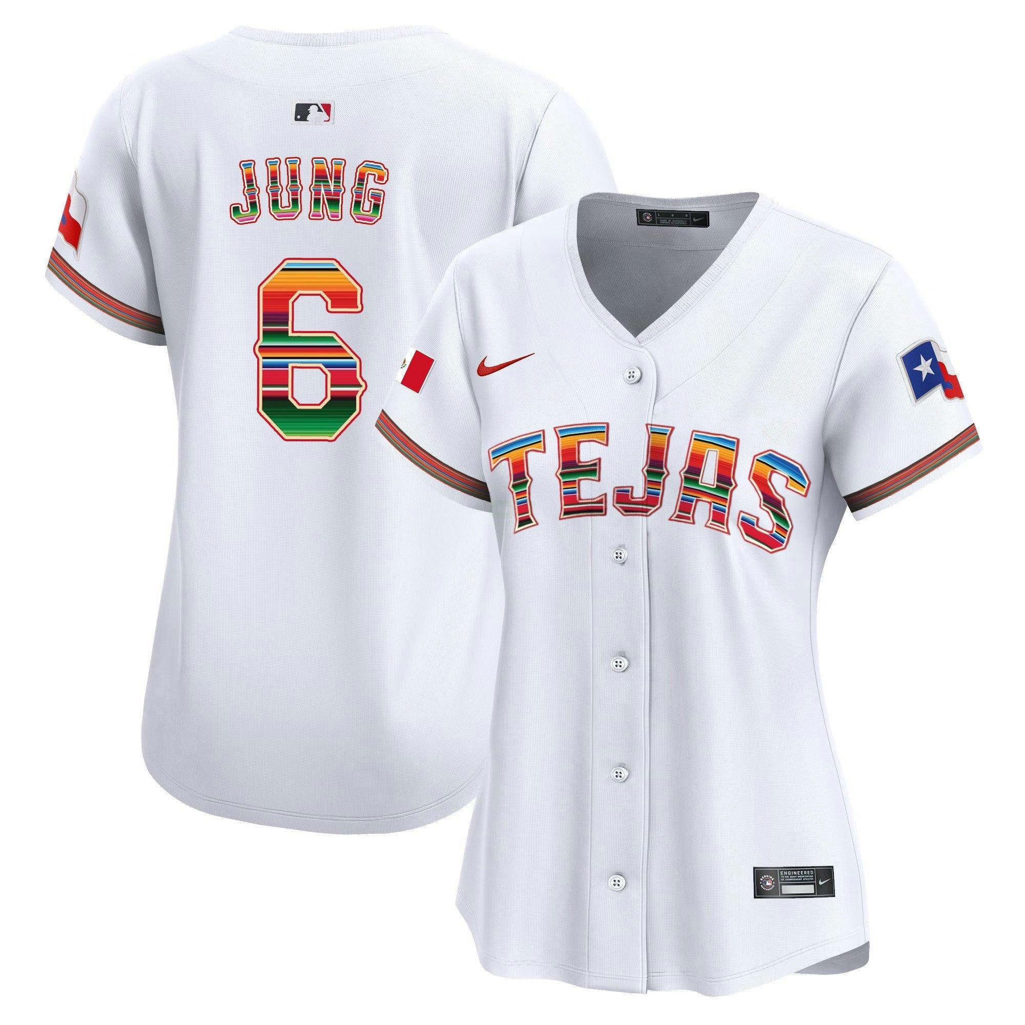 Camisa MLB Women’s Texas Mexico Vapor Premier Limited Jersey