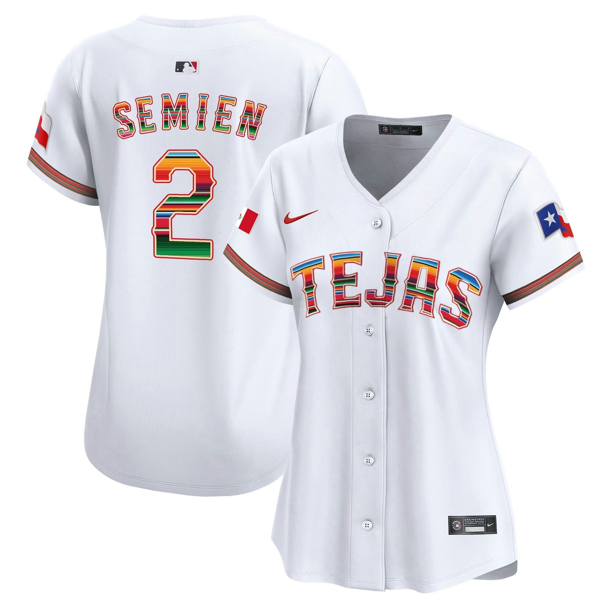 Camisa MLB Women’s Texas Mexico Vapor Premier Limited Jersey