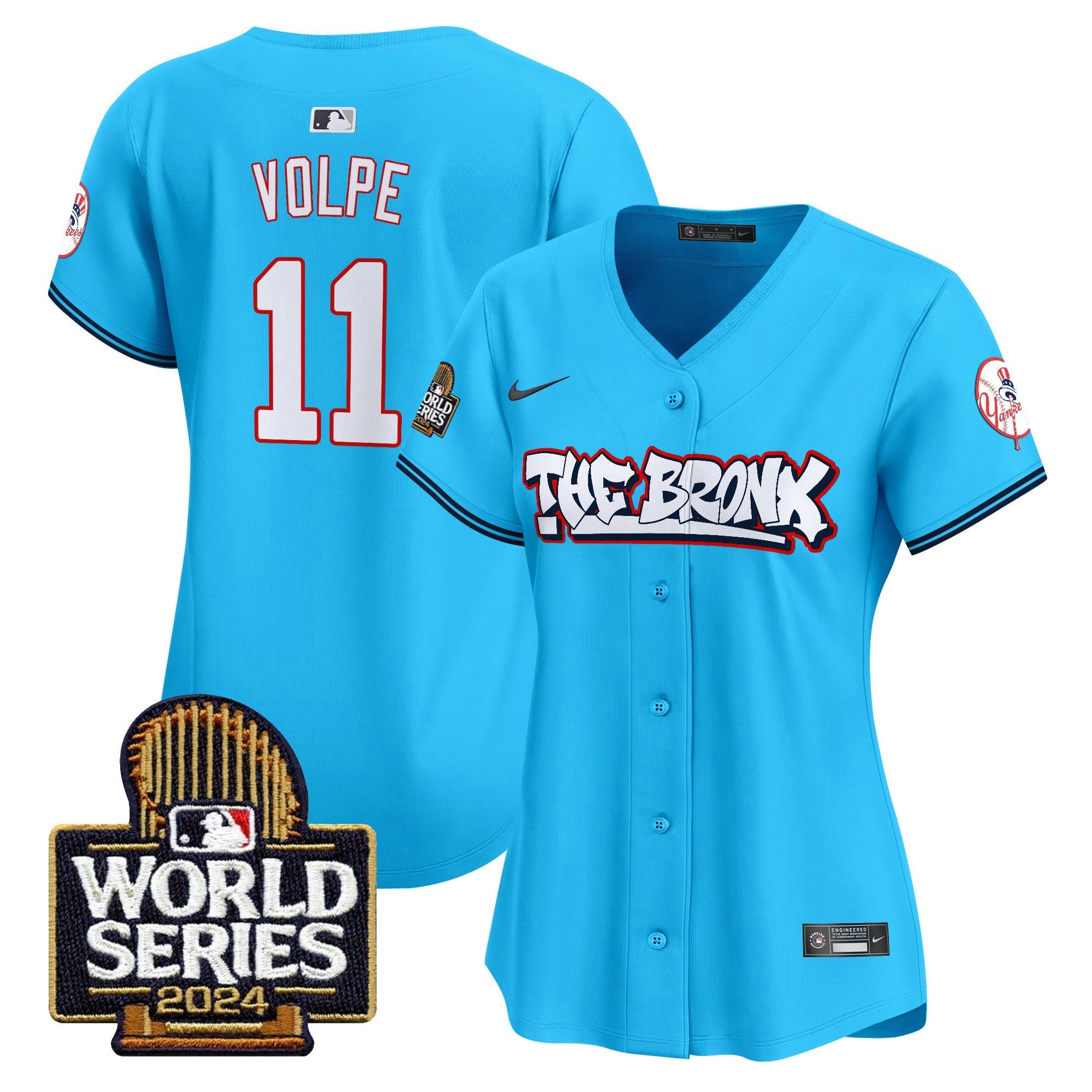 Camisa MLB Women’s The Bronx 2024 World Series Vapor Premier Limited Jersey