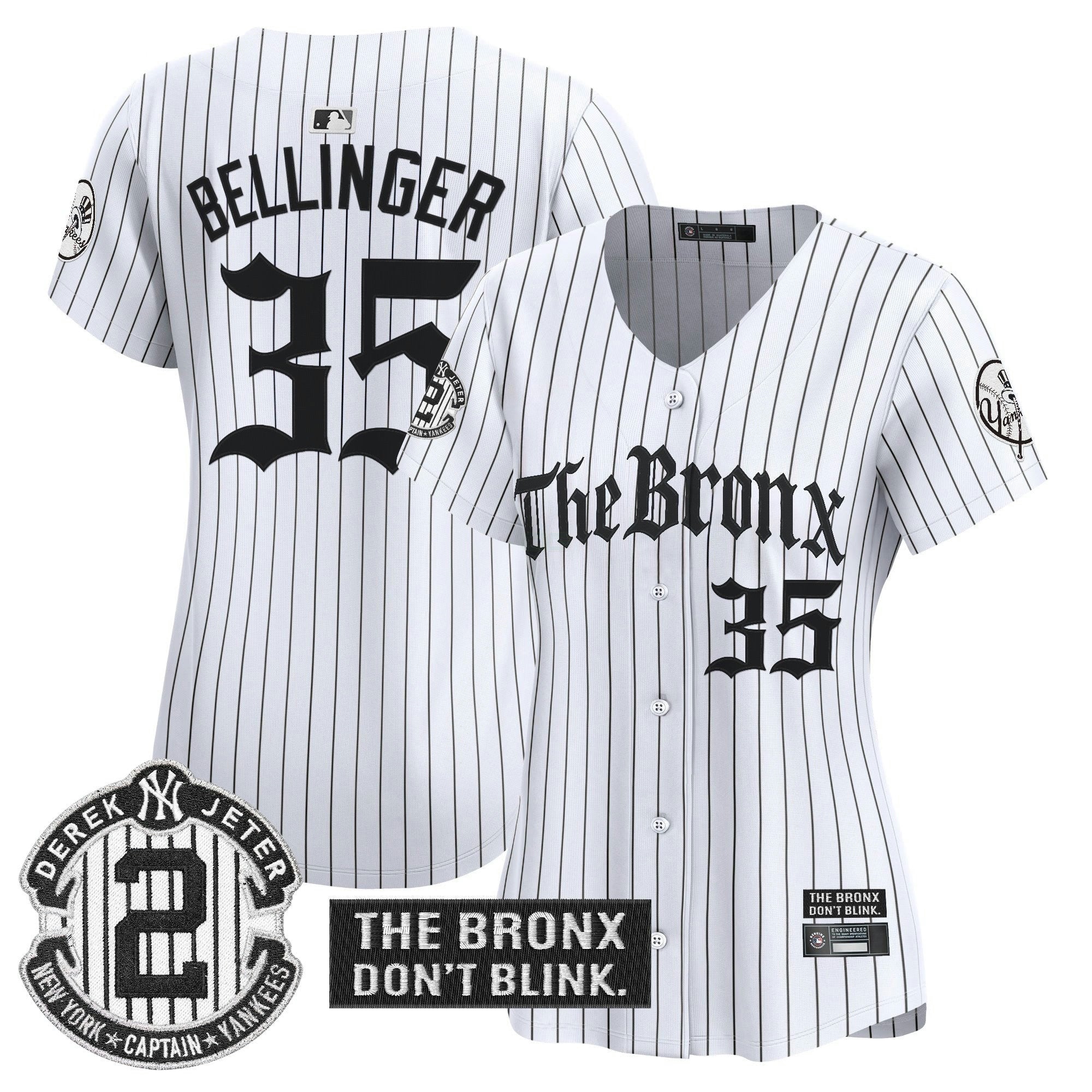 Camisa MLB Women’s ‘The Bronx – Gothic Ink Drop Edition’ Vapor Premier Limited Jersey