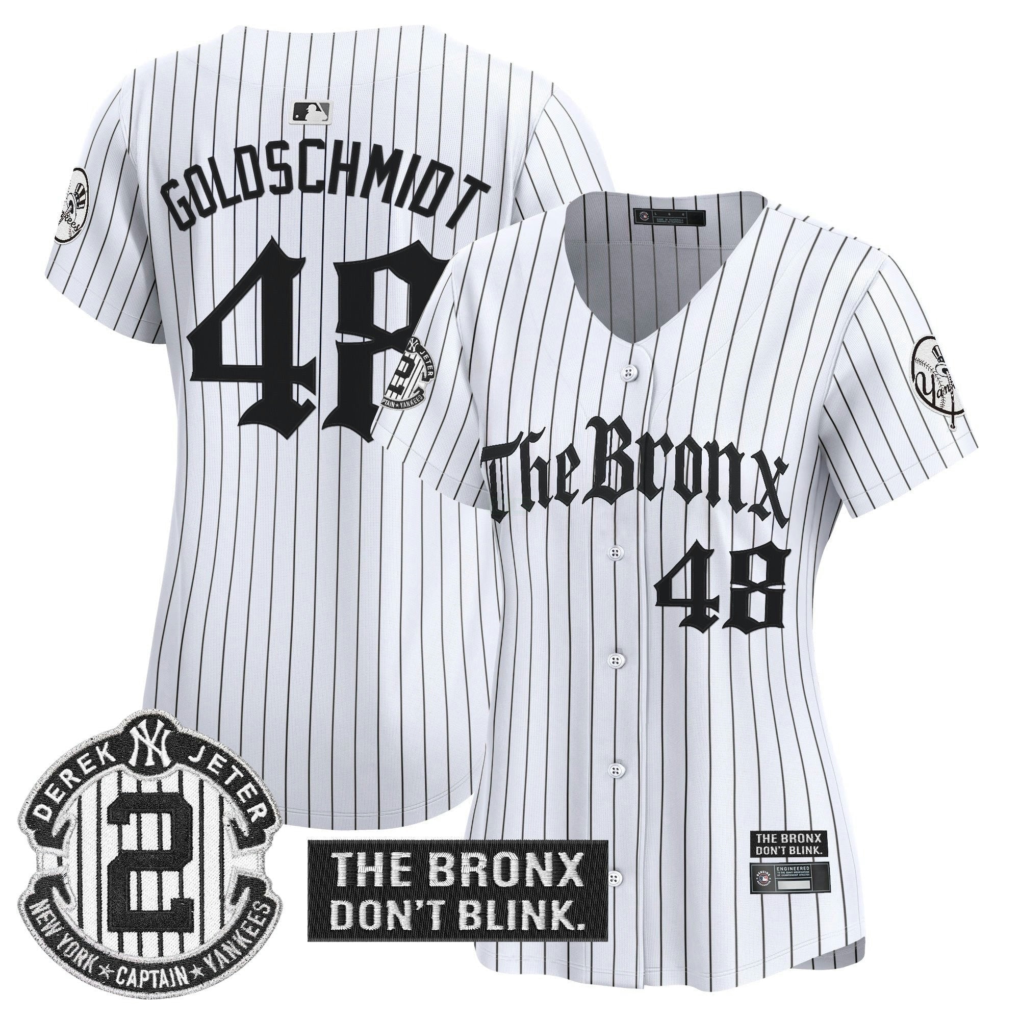 Camisa MLB Women’s ‘The Bronx – Gothic Ink Drop Edition’ Vapor Premier Limited Jersey