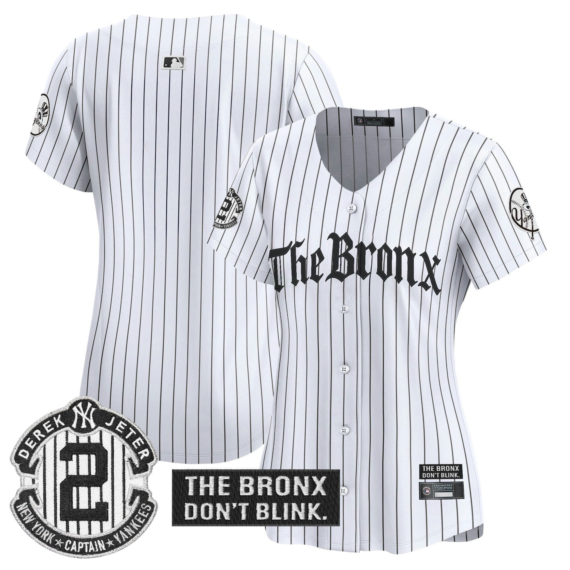 Camisa MLB Women’s ‘The Bronx – Gothic Ink Drop Edition’ Vapor Premier Limited Jersey