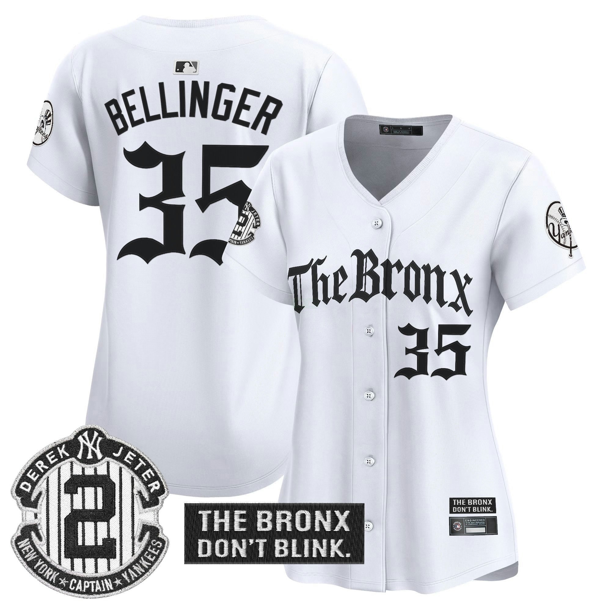 Camisa MLB Women’s ‘The Bronx – Gothic Ink Drop Edition’ Vapor Premier Limited Jersey