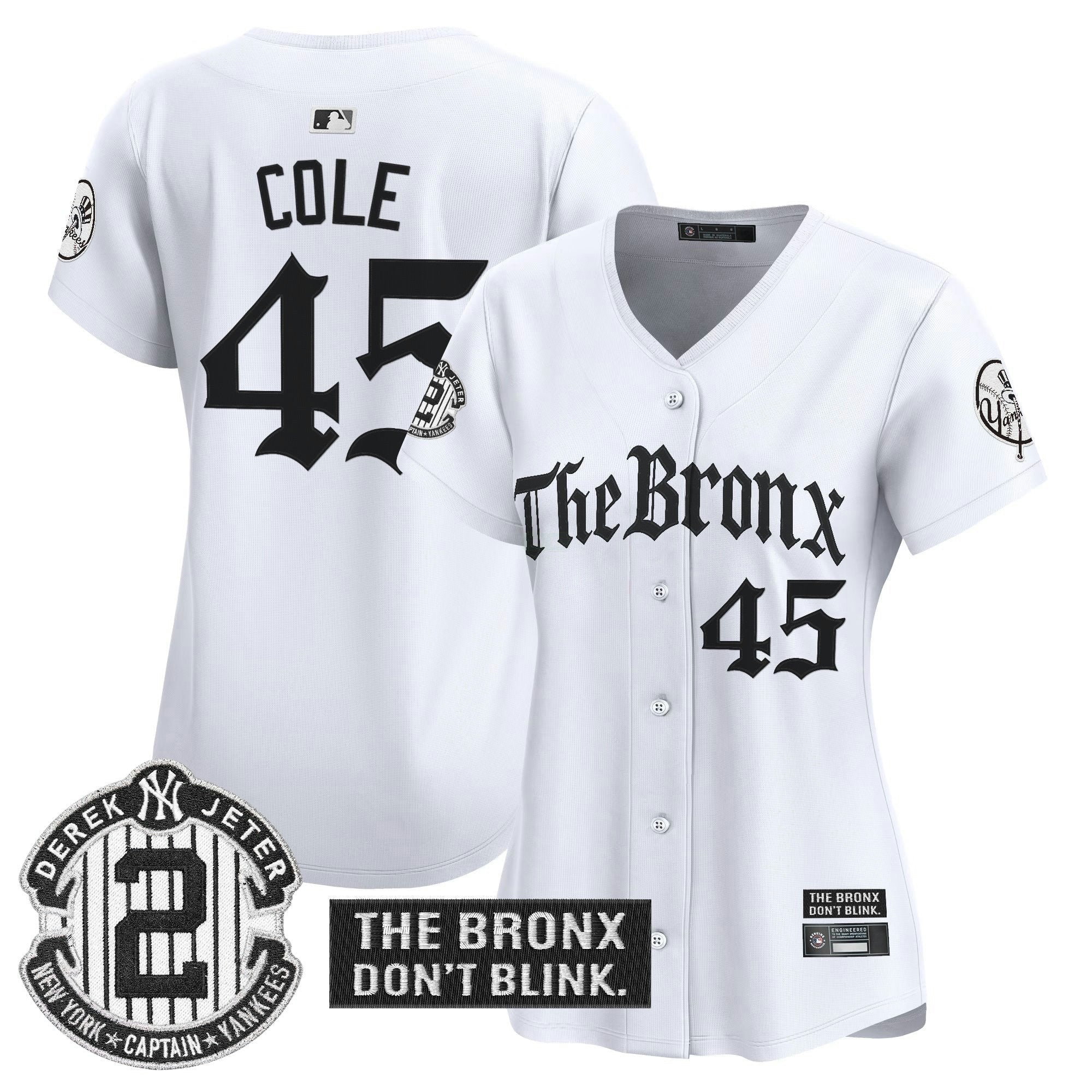 Camisa MLB Women’s ‘The Bronx – Gothic Ink Drop Edition’ Vapor Premier Limited Jersey