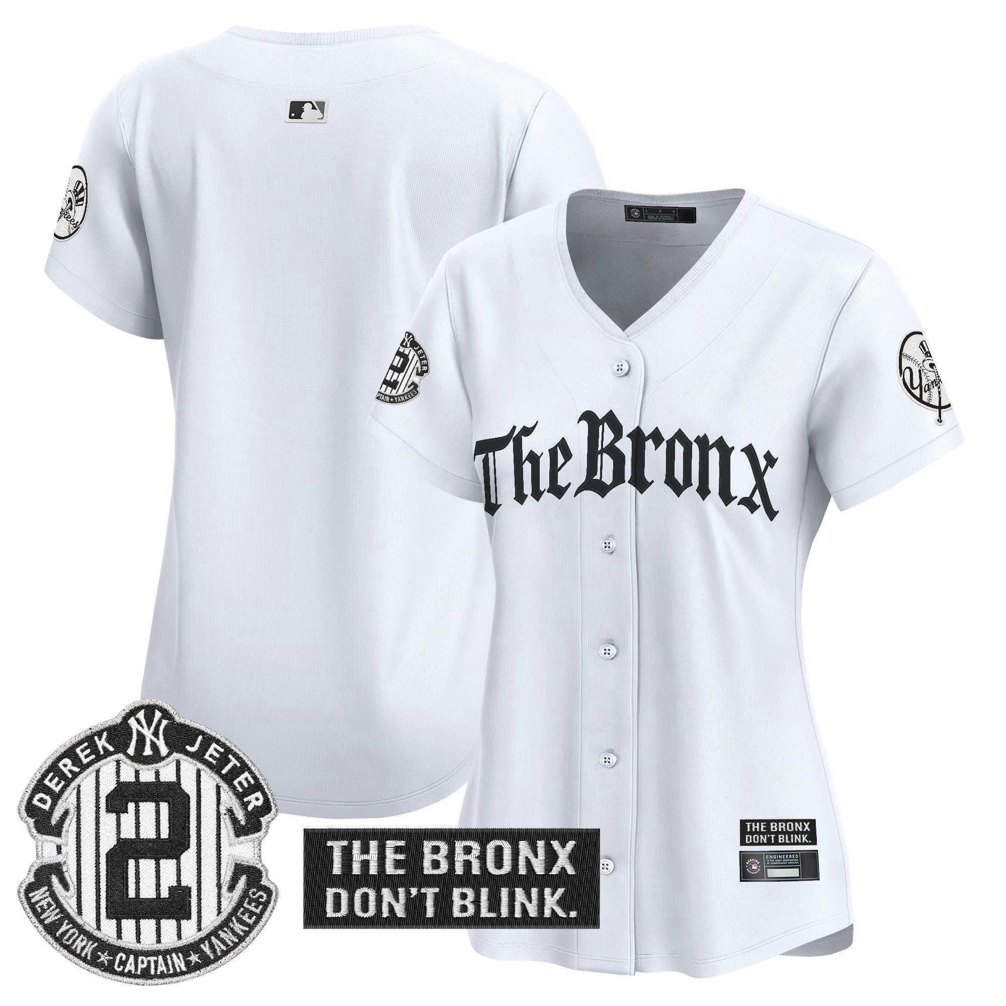 Camisa MLB Women’s ‘The Bronx – Gothic Ink Drop Edition’ Vapor Premier Limited Jersey