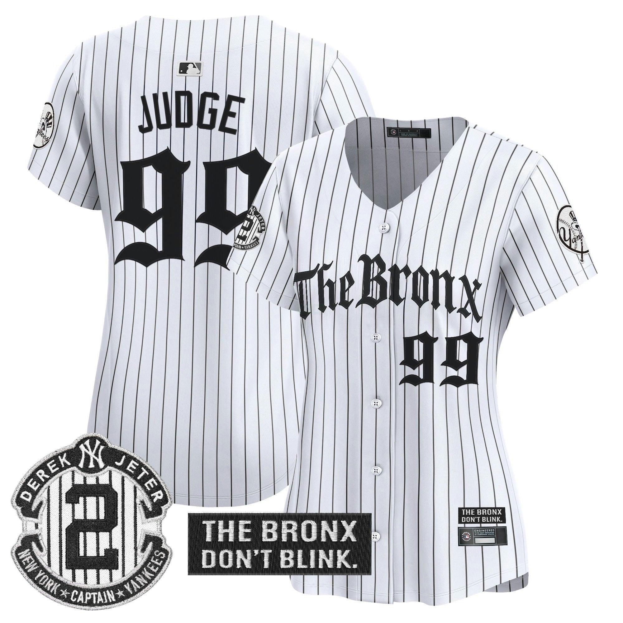 Camisa MLB Women’s ‘The Bronx – Gothic Ink Drop Edition’ Vapor Premier Limited Jersey