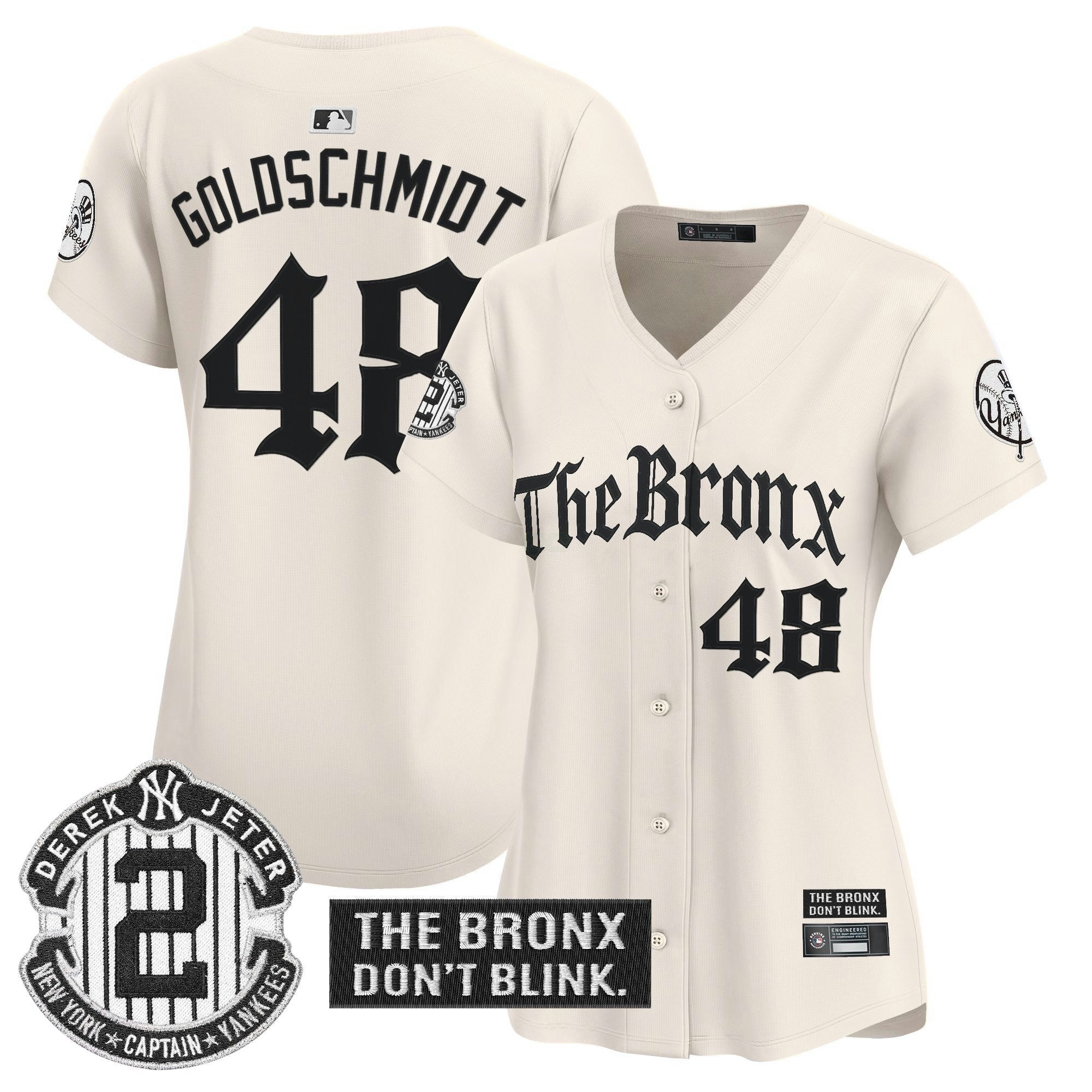 Camisa MLB Women’s ‘The Bronx – Gothic Ink Drop Edition’ Vapor Premier Limited Jersey