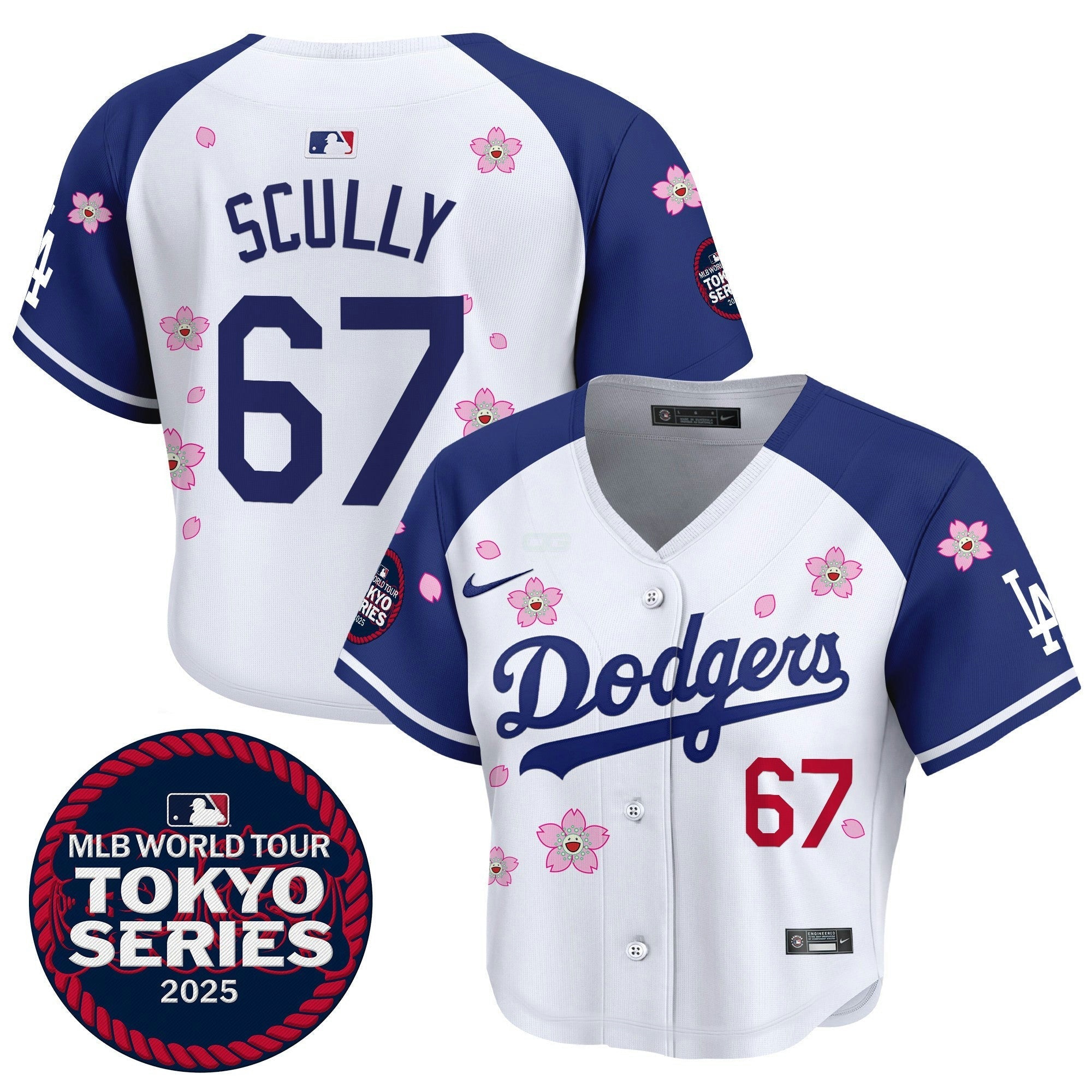 Camisa MLB Women’s Tokyo Series 2025 Crop Top Jersey – Stitched