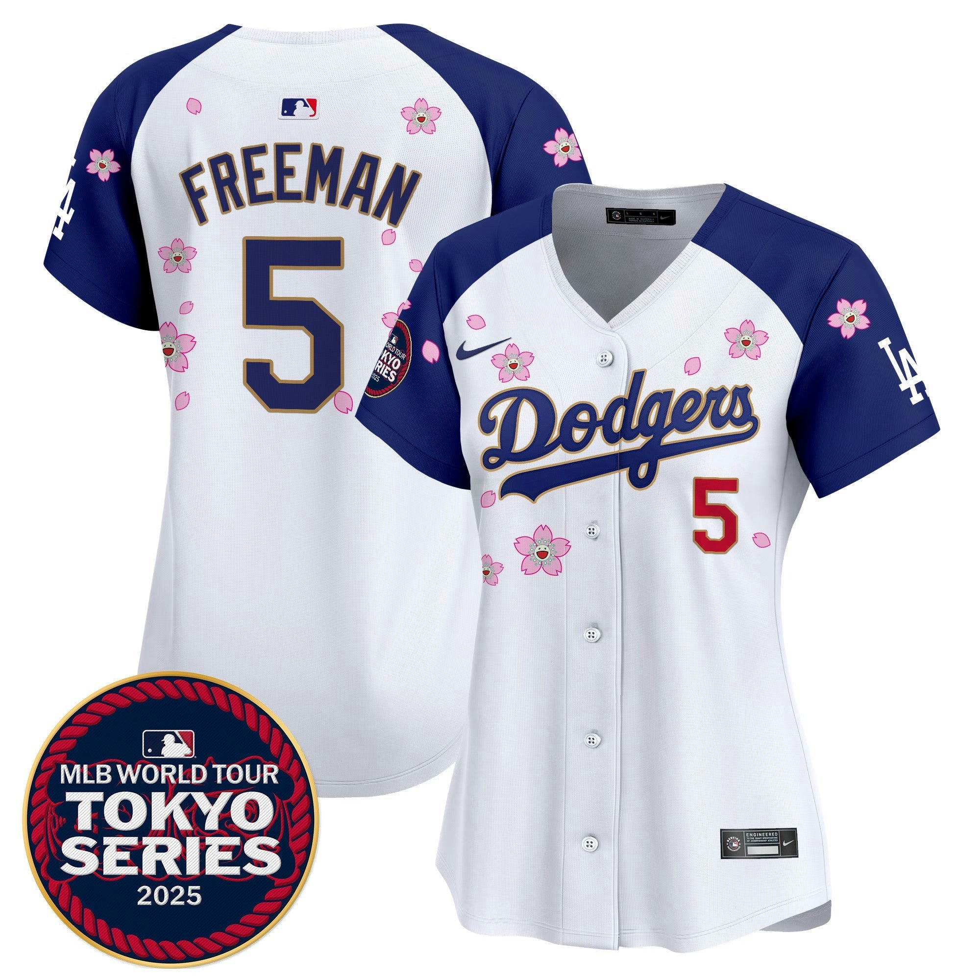 Camisa MLB Women’s Tokyo Series 2025 Dourada Trim Vapor Premier Limited Jersey – Stitched