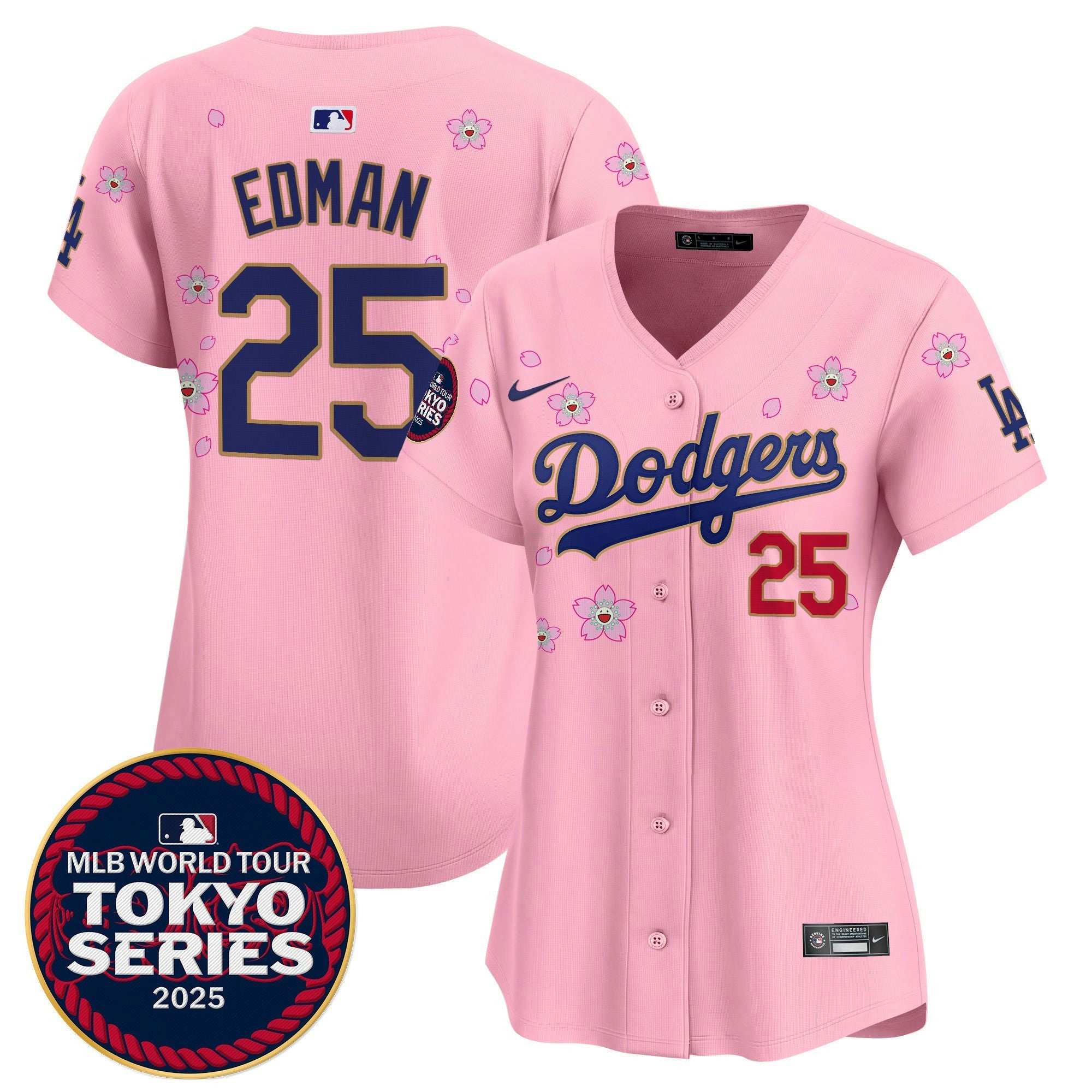 Camisa MLB Women’s Tokyo Series 2025 Dourada Trim Vapor Premier Limited Jersey – Stitched