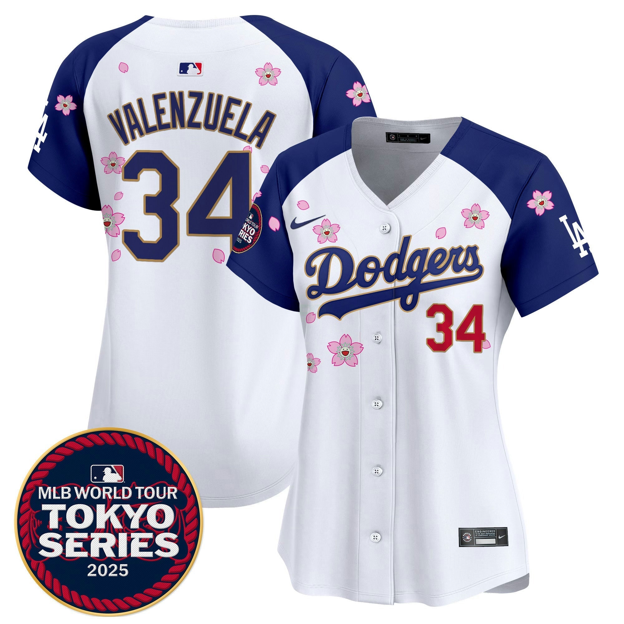 Camisa MLB Women’s Tokyo Series 2025 Dourada Trim Vapor Premier Limited Jersey – Stitched