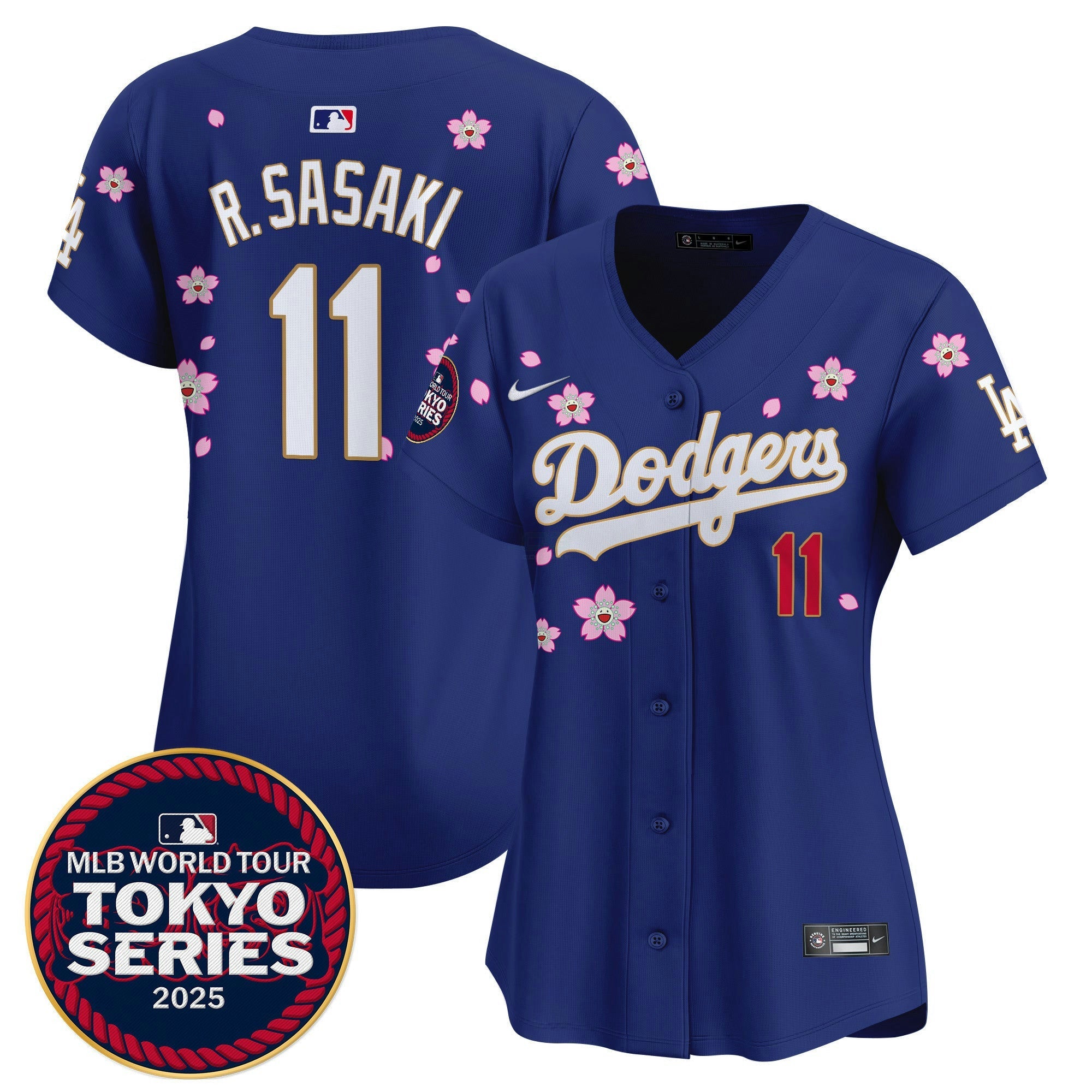 Camisa MLB Women’s Tokyo Series 2025 Dourada Trim Vapor Premier Limited Jersey V2 – Stitched
