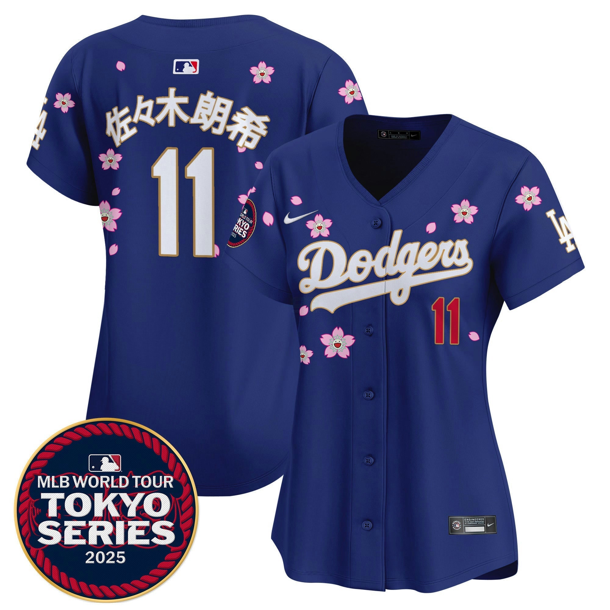 Camisa MLB Women’s Tokyo Series 2025 Dourada Trim Vapor Premier Limited Jersey V2 – Stitched
