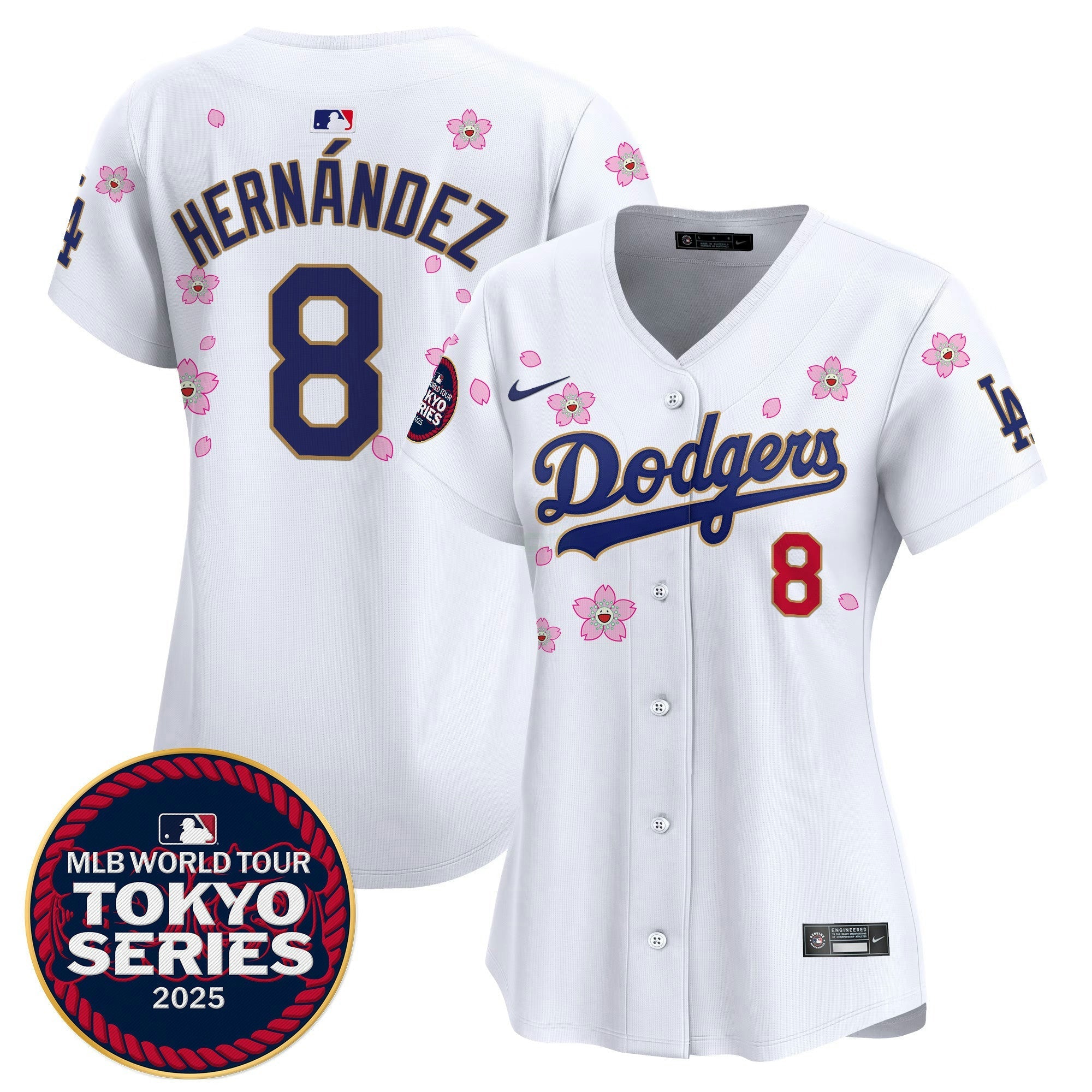 Camisa MLB Women’s Tokyo Series 2025 Dourada Trim Vapor Premier Limited Jersey V2 – Stitched