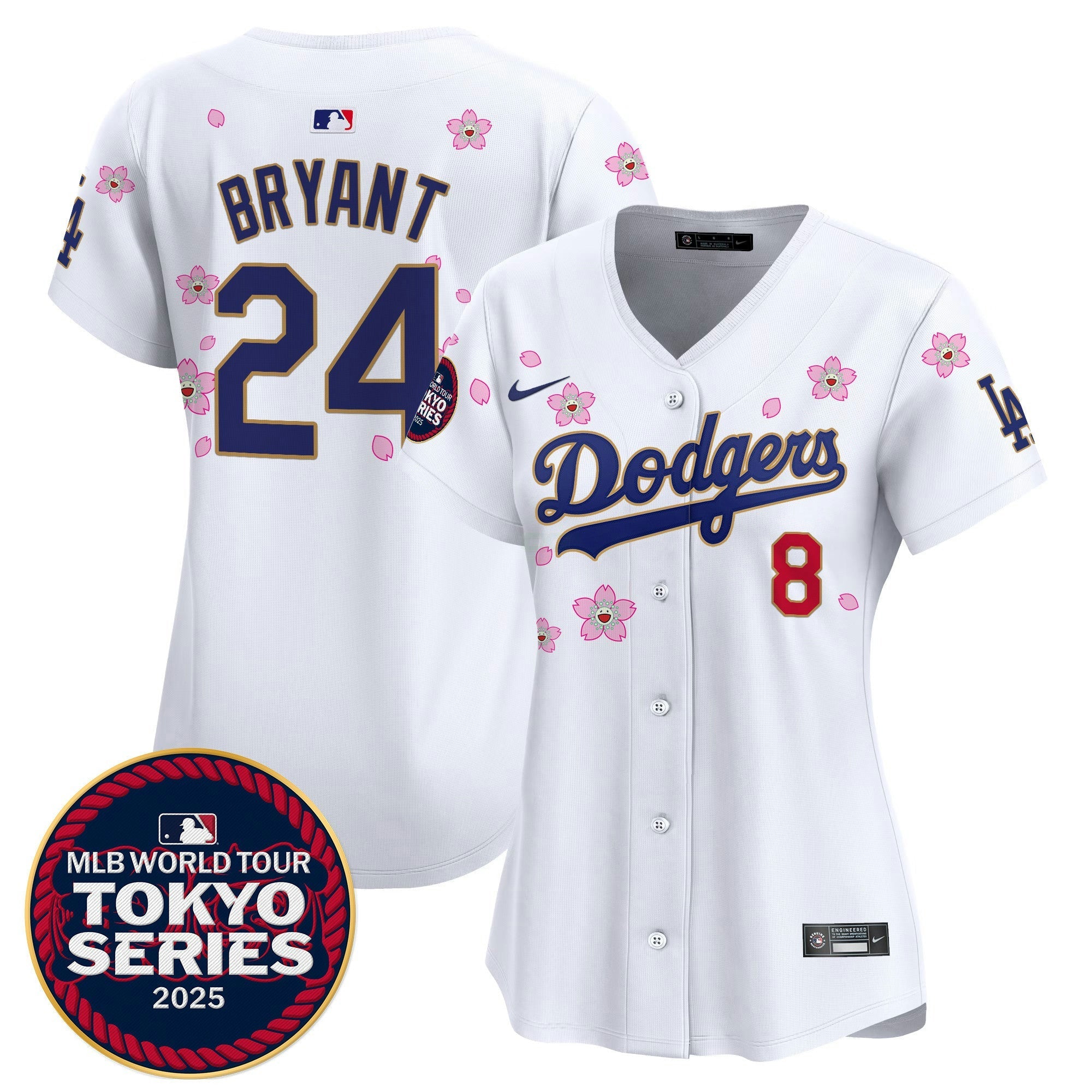 Camisa MLB Women’s Tokyo Series 2025 Dourada Trim Vapor Premier Limited Jersey V2 – Stitched