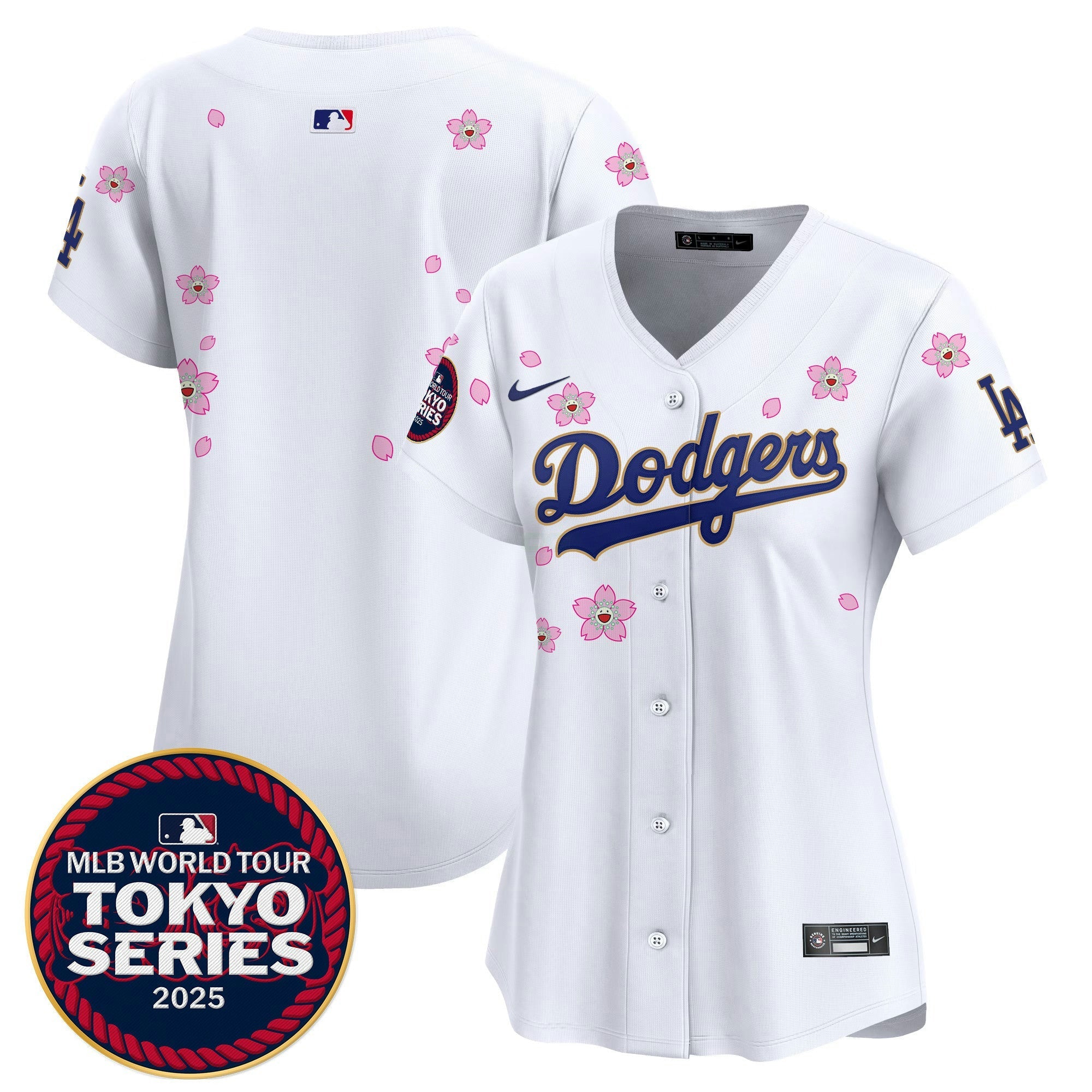 Camisa MLB Women’s Tokyo Series 2025 Dourada Trim Vapor Premier Limited Jersey V2 – Stitched
