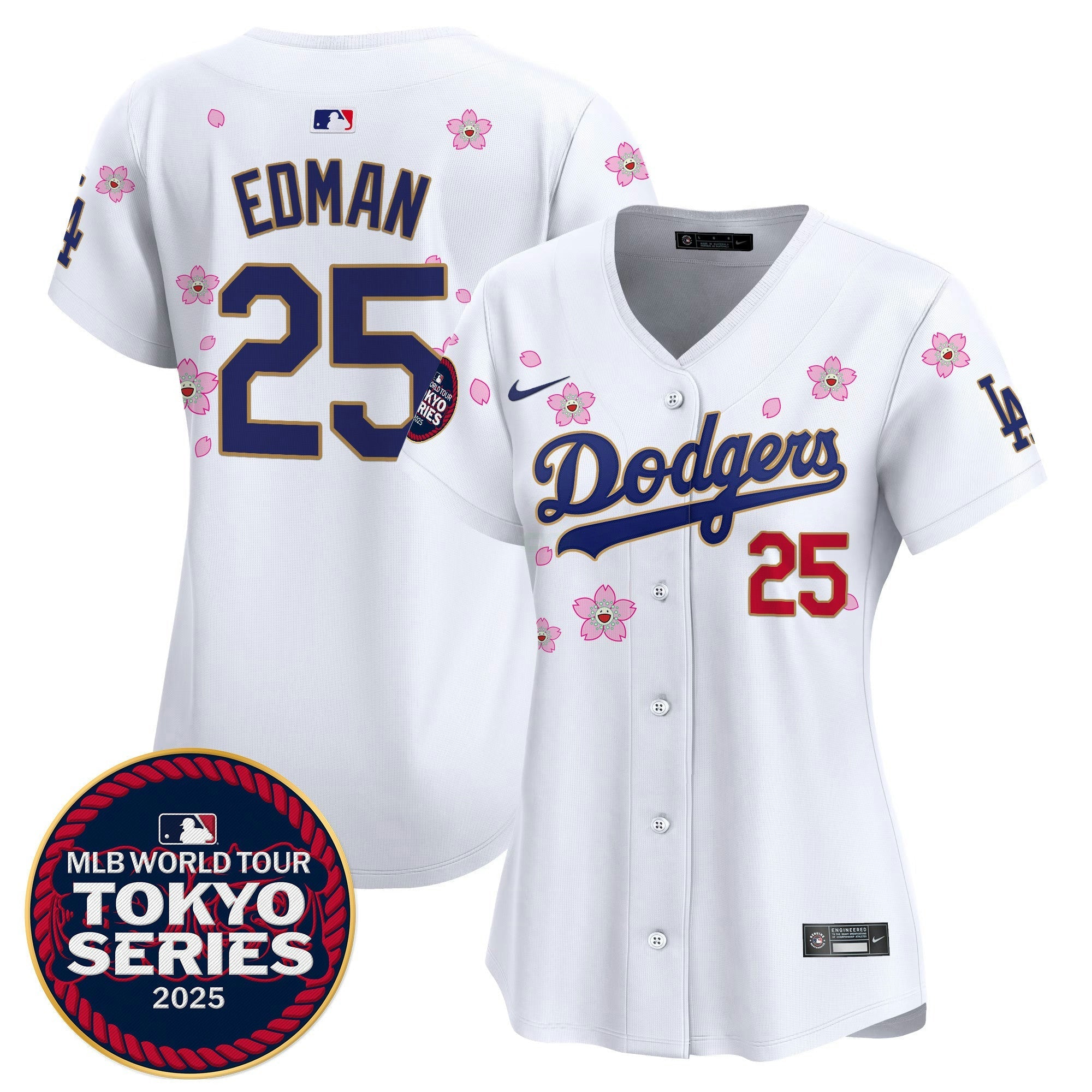 Camisa MLB Women’s Tokyo Series 2025 Dourada Trim Vapor Premier Limited Jersey V2 – Stitched